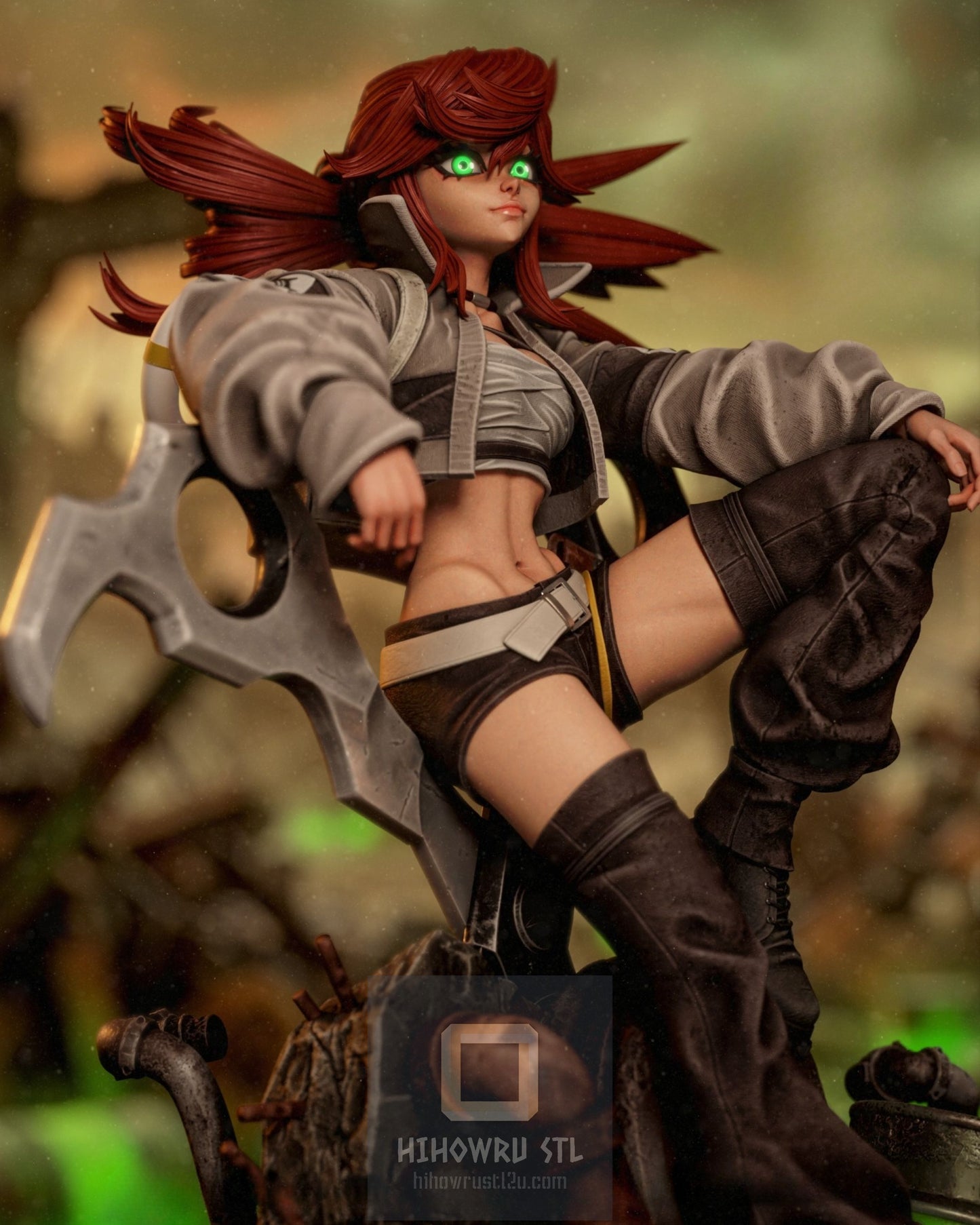 4814 Riyo Reaper NSFW - Gachiakuta - STL 3D Print Files