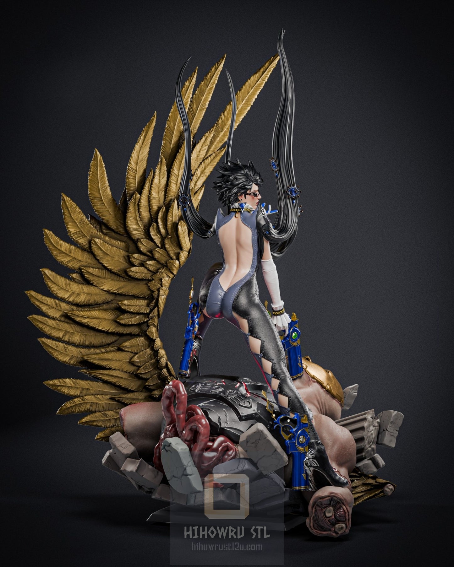 4838 Cereza - Bayonetta - STL 3D Print Files