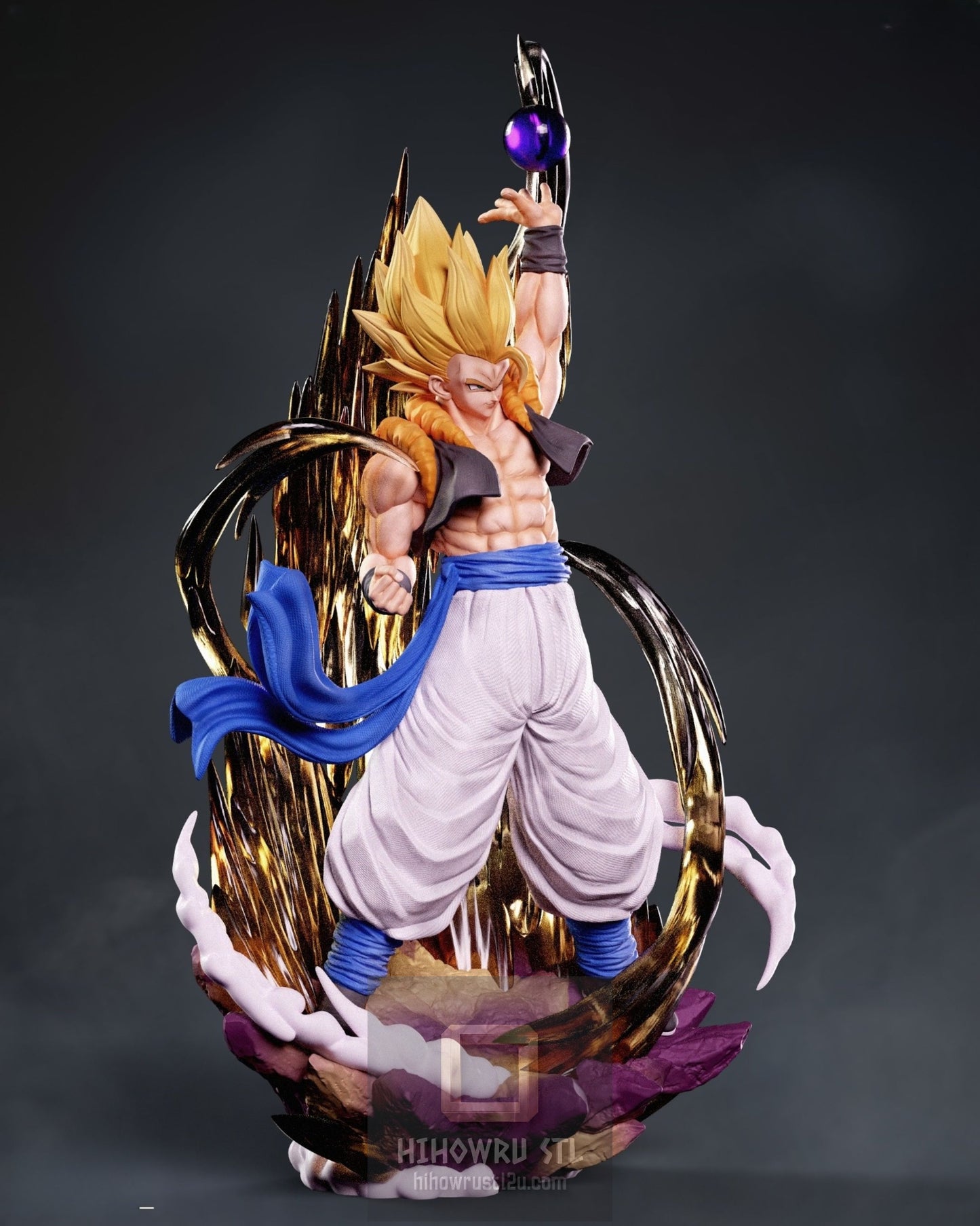 4999 Gogeta - Super Saiyan 2 - STL 3D Print Files