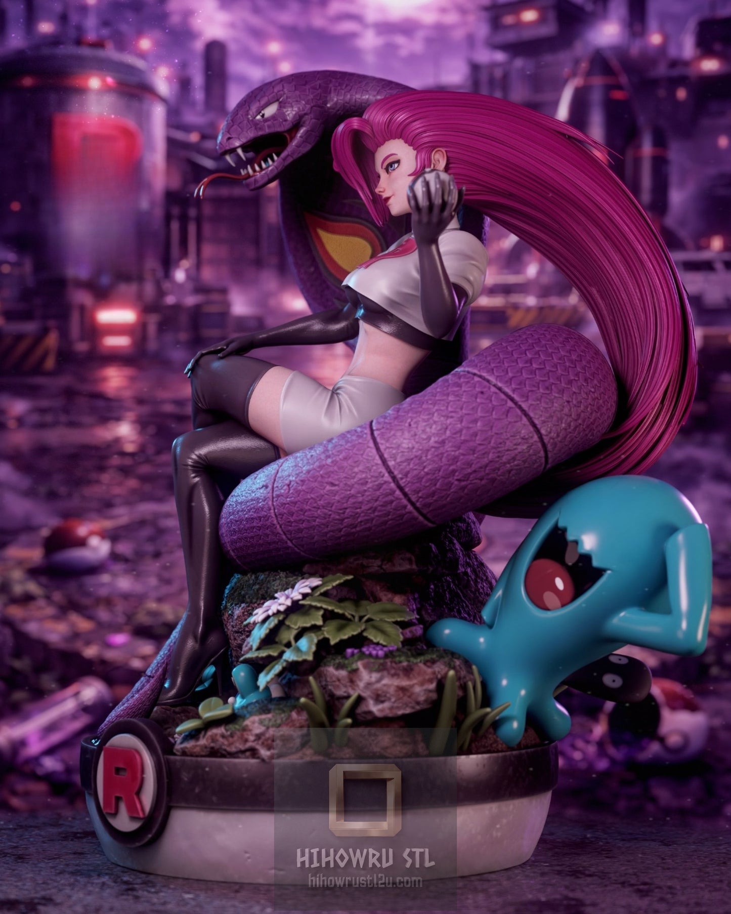 5038 Jessie NSFW - Pokemon - STL 3D Print Files
