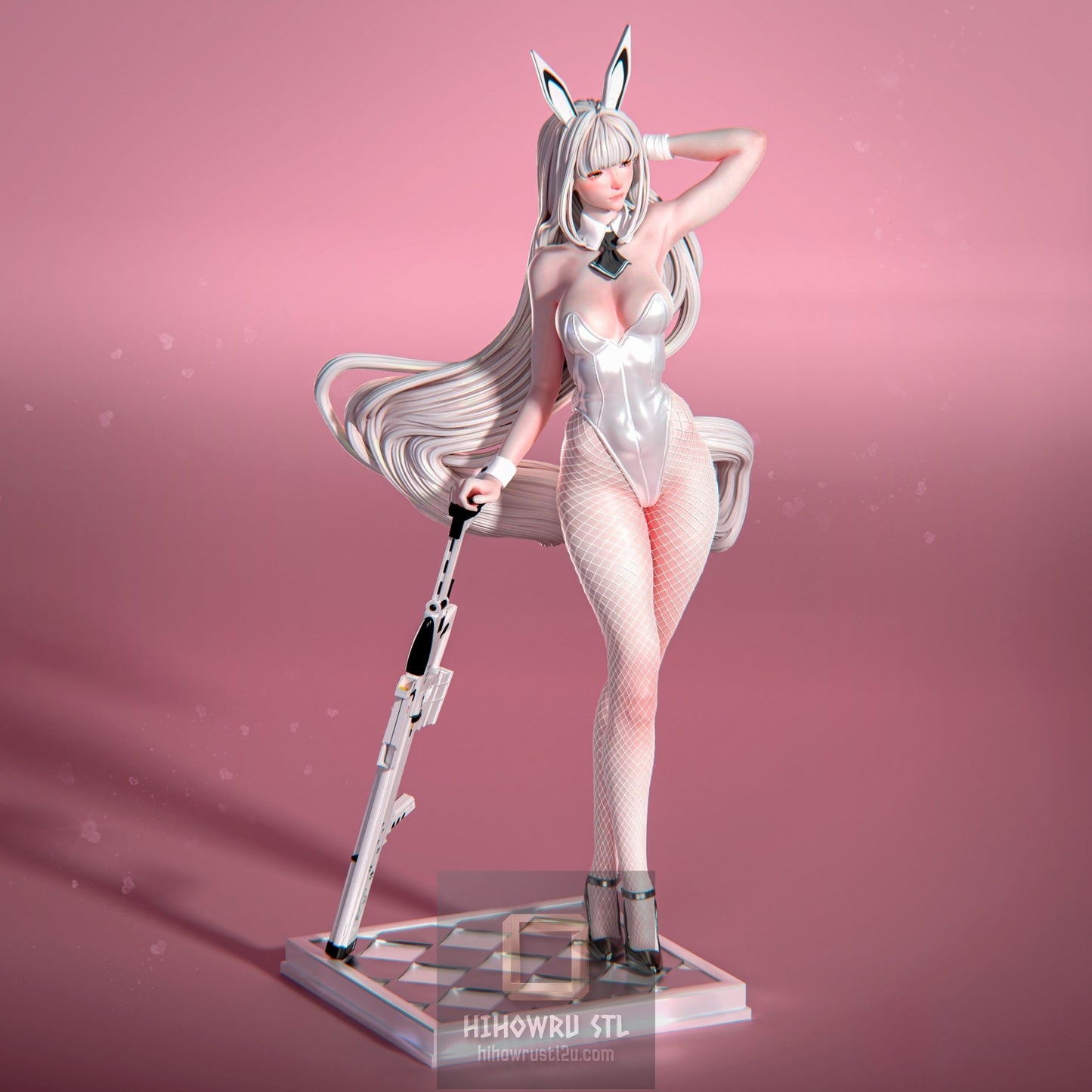 5058 Blanc NSFW - Nikke Goddess of Victory - STL 3D Print Files
