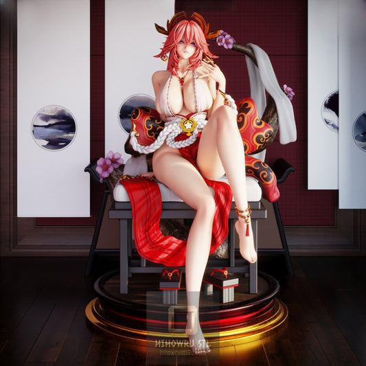 5094 Yae Miko - Genshin Impact - STL 3D Print Files