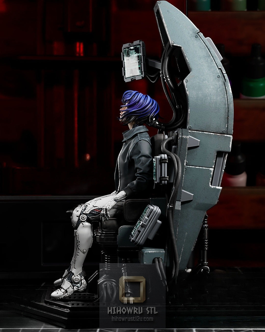 5141 Motoko Kusanagi - Ghost in the Shell - STL 3D Print Files