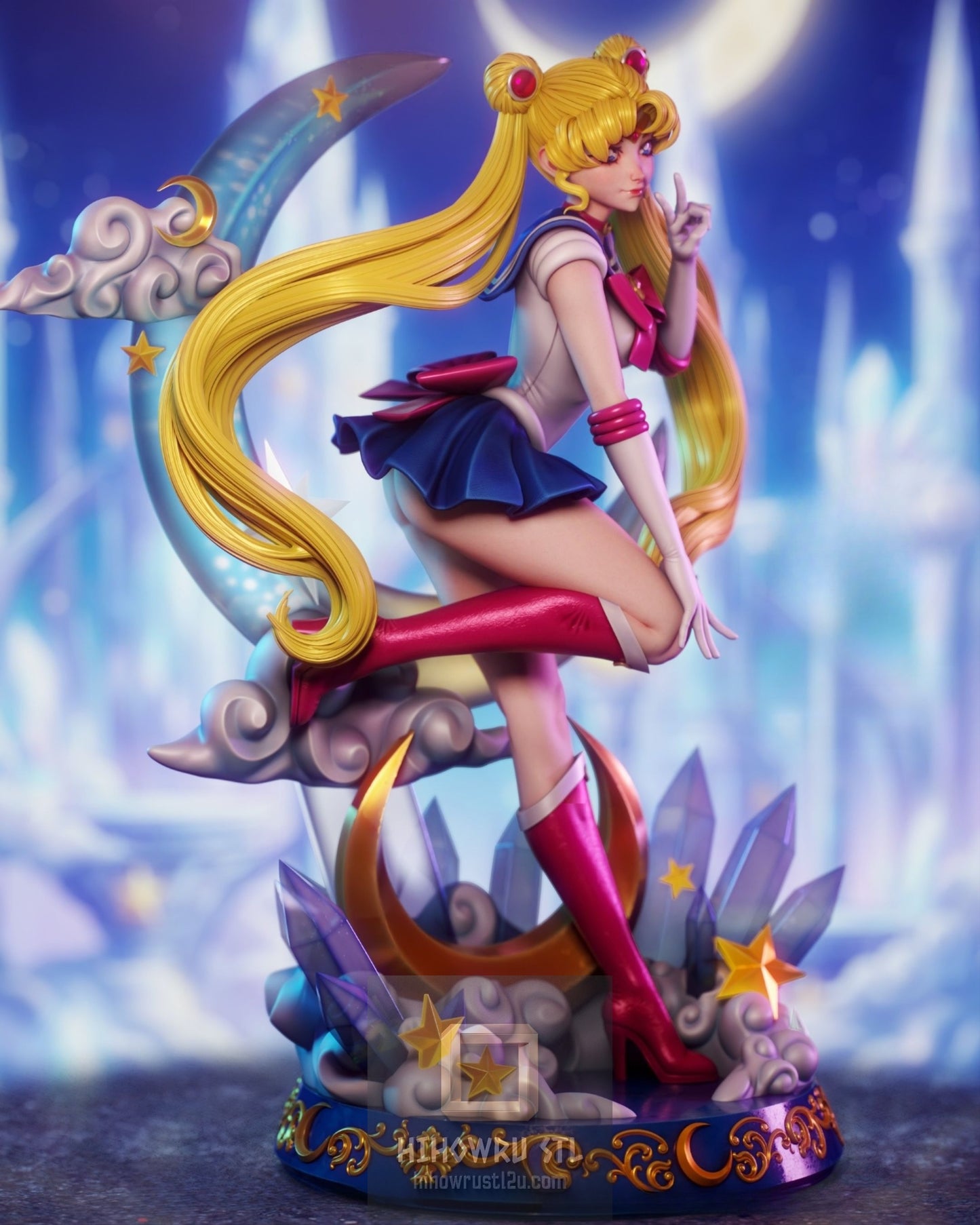 5163 Sailor Moon - Usagi Tsukino - STL 3D Print Files