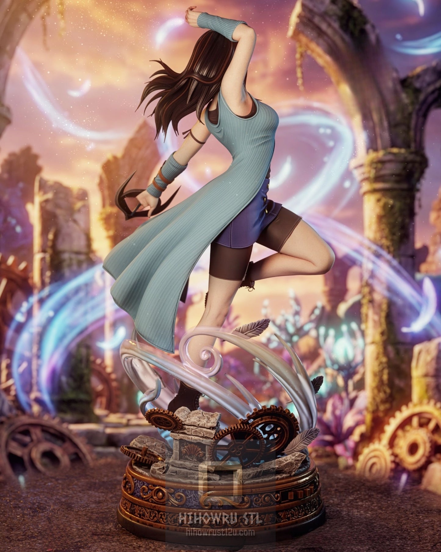 5268 Rinoa Heartilly - Final Fantasy - STL 3D Print Files
