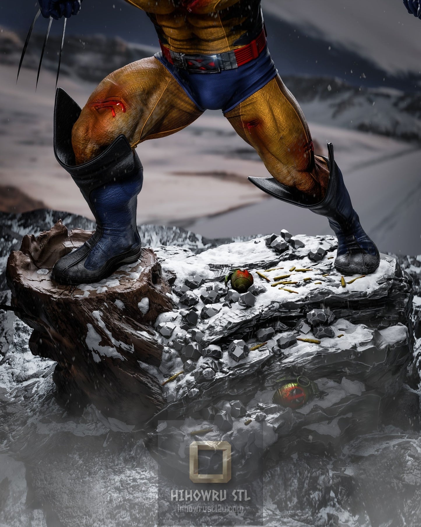 5409 WOLVERINE - X-MEN - STL 3D Print Files