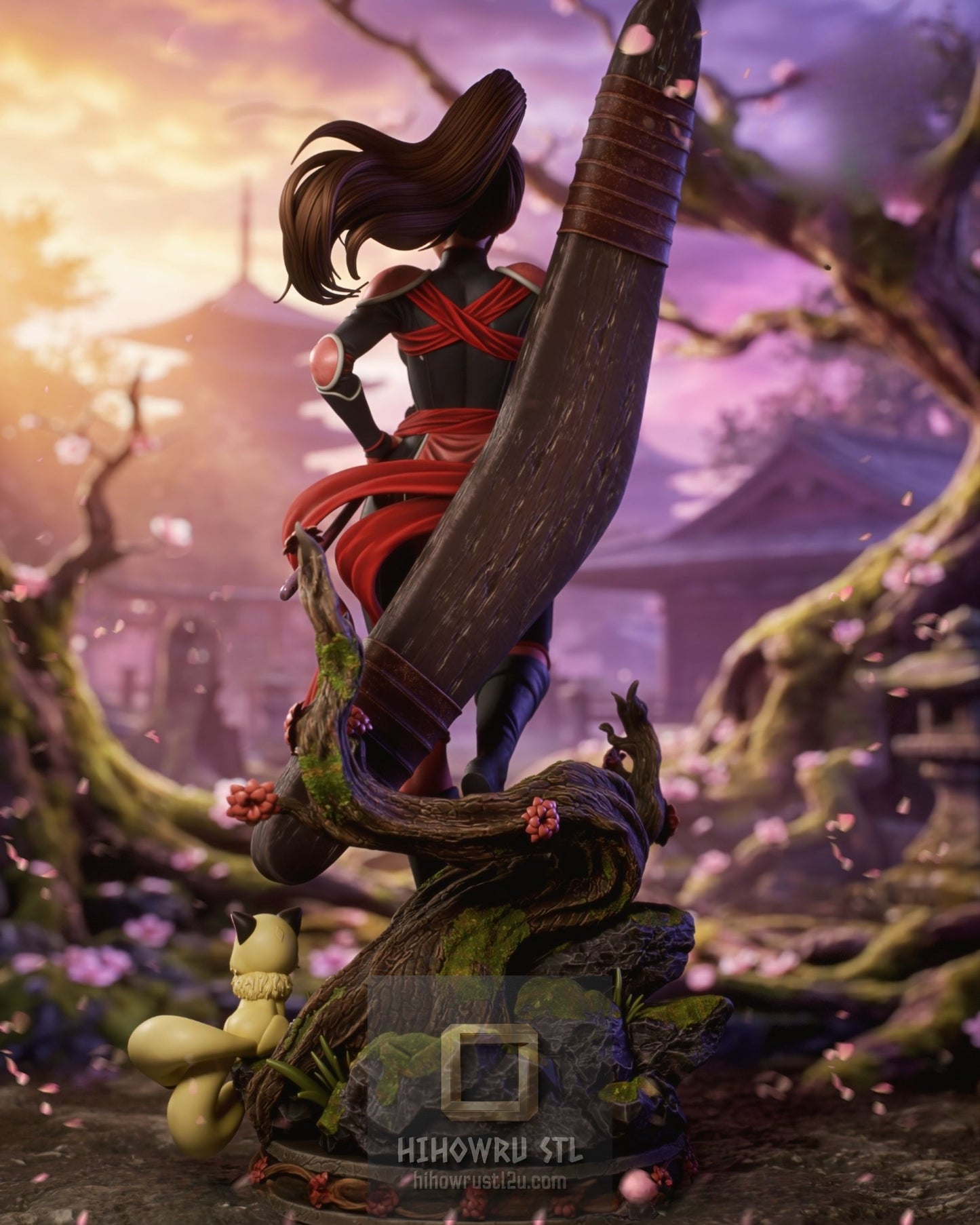 5440 Sango - InuYasha - STL 3D Print Files