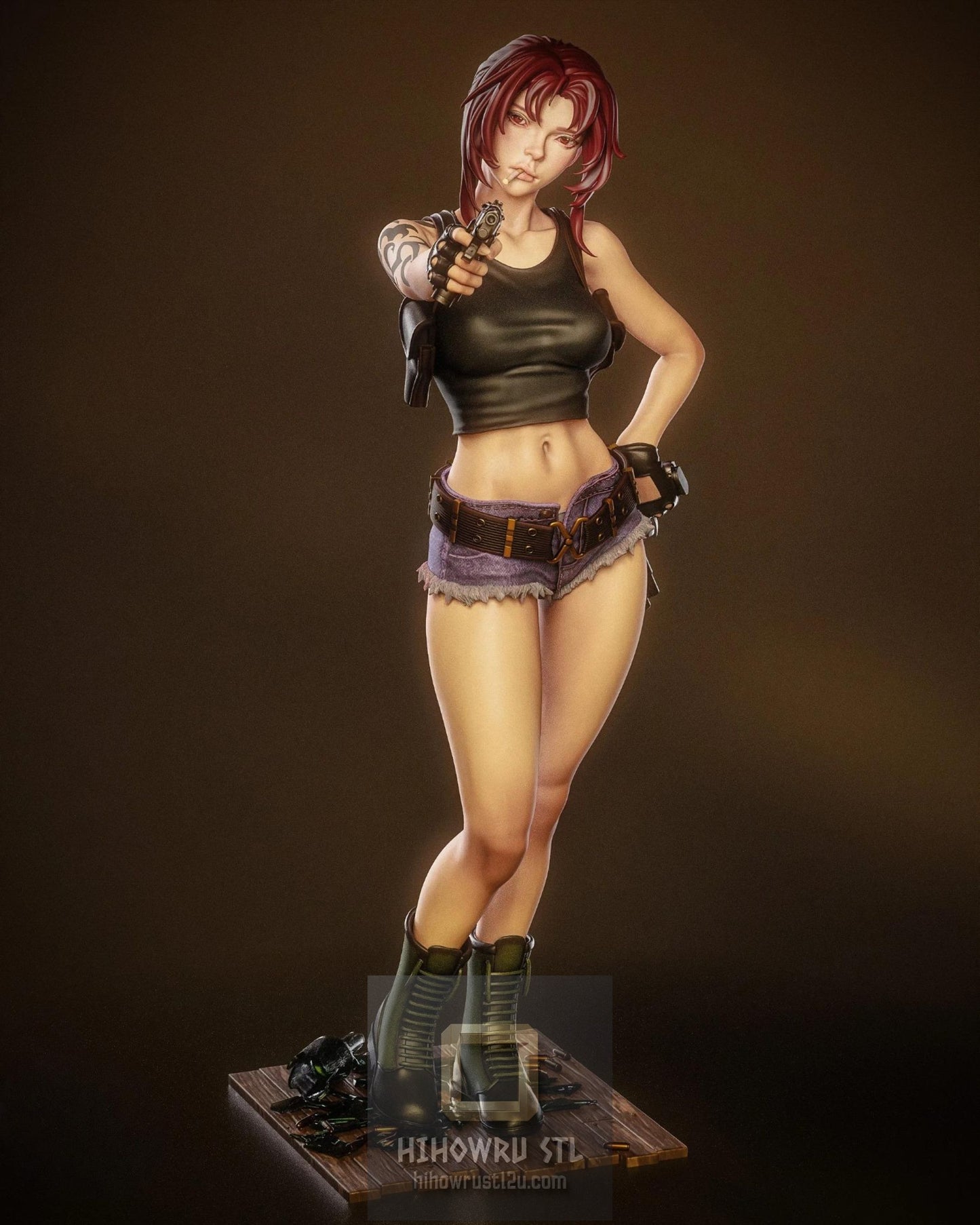 5483 Revy NSFW - Black Lagoon - STL 3D Print Files