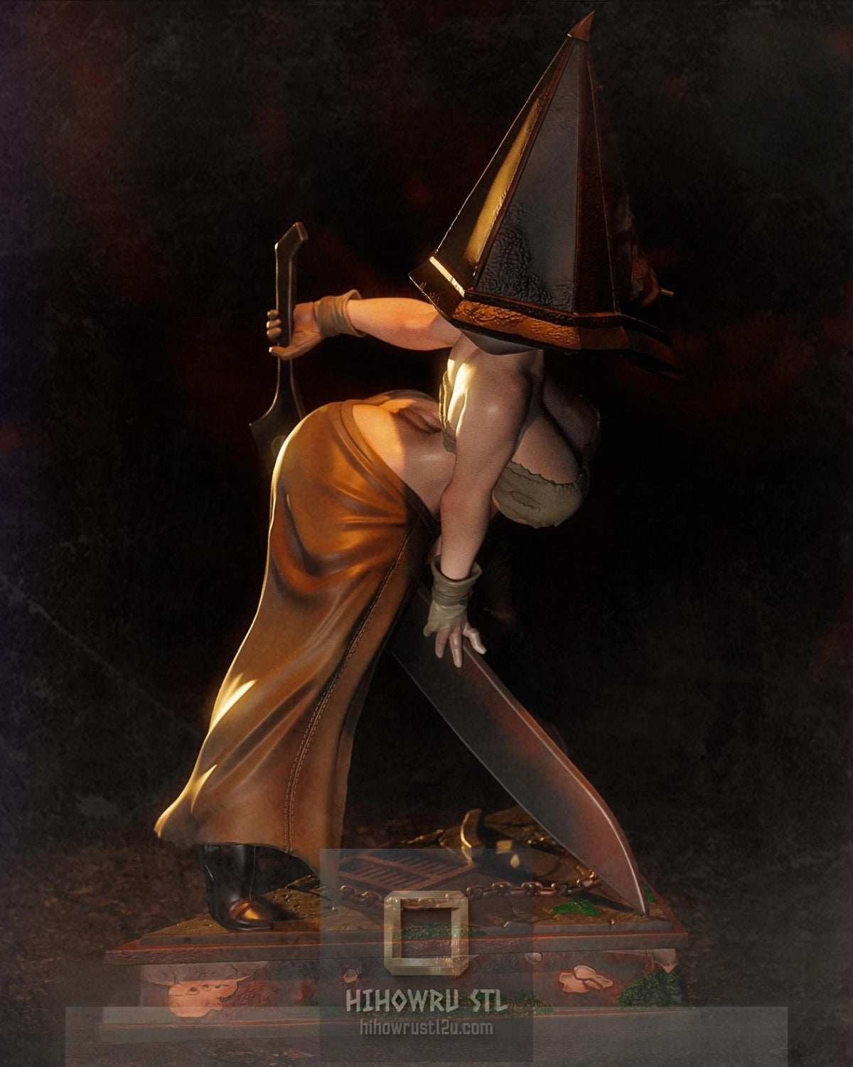 5554 Pyramid Head NSFW - Silent Hill - STL 3D Print Files