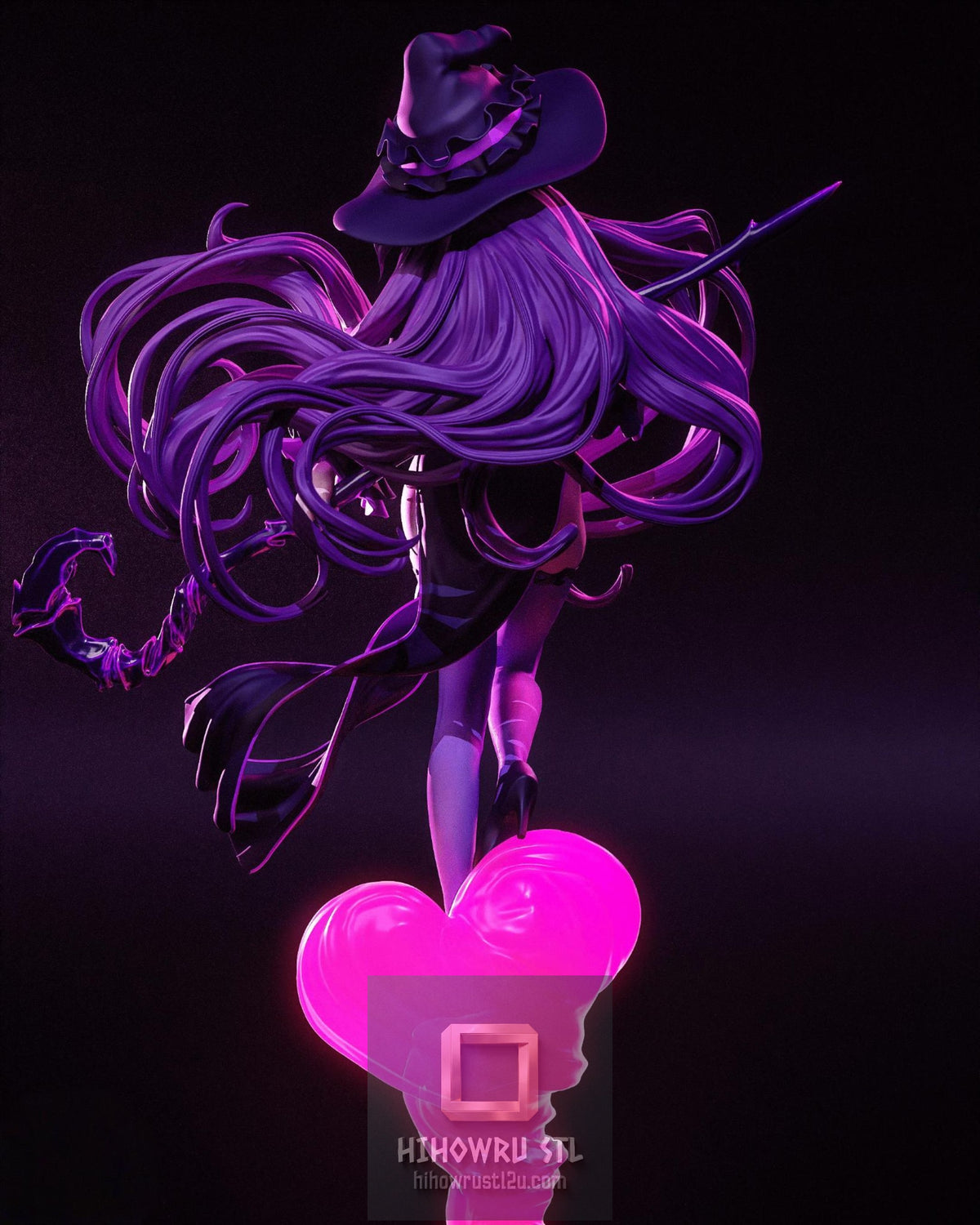 5618 Dark Mage NSFW - Monster Girl Encyclopedia - STL 3D Print Files