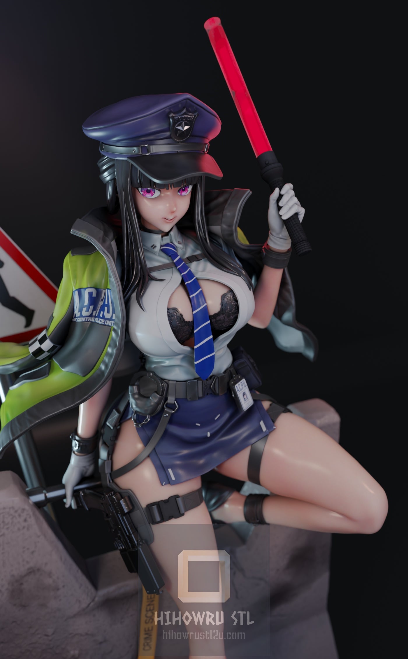 4657 D Killer Wife Secret Police NSFW - Nikke Goddess of Victory - STL 3D Print Files