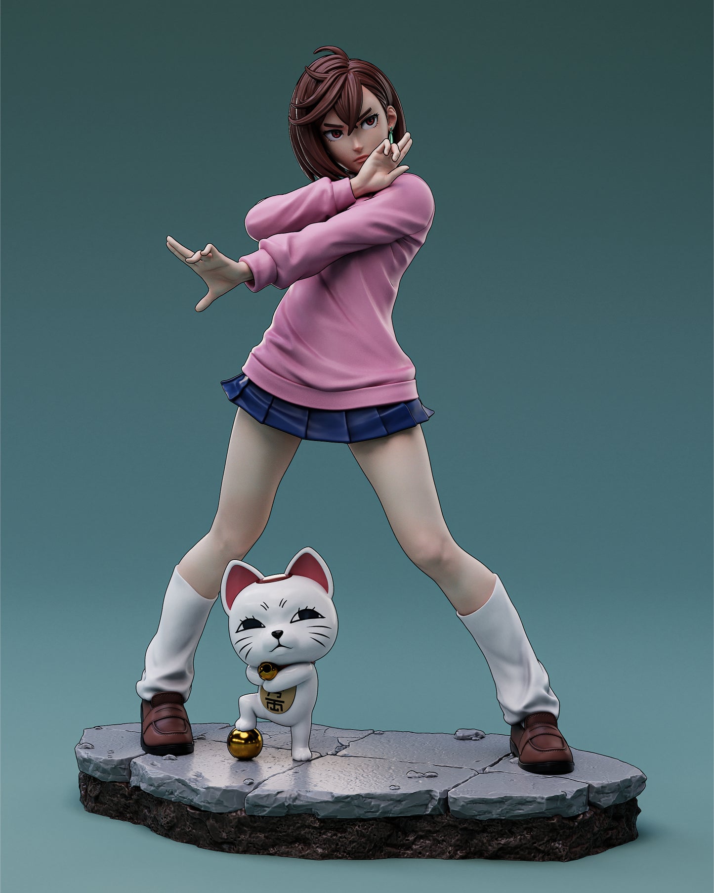 3923 Momo Ayase - Dandadan - STL 3D Print Files