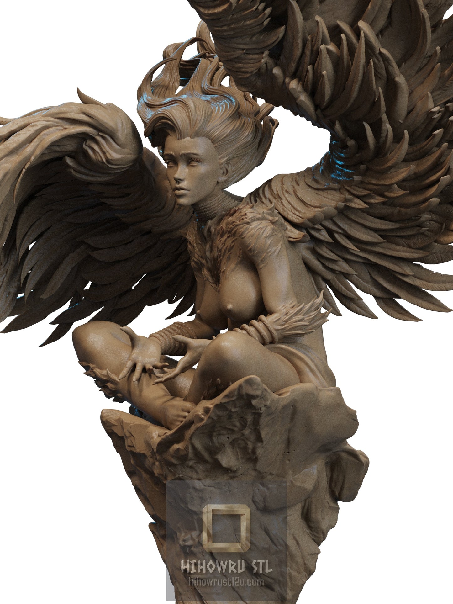 5216 Female Sphinx NSFW - STL 3D Print Files