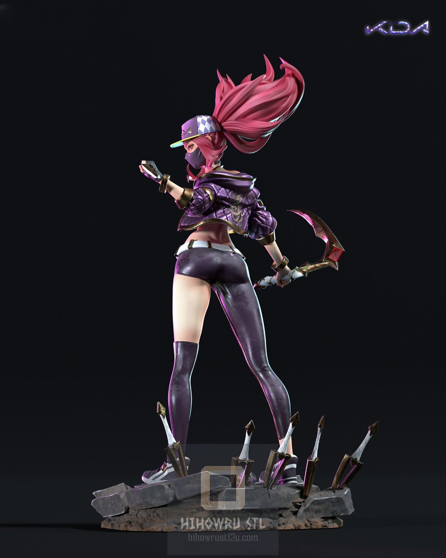 4311 Akali - K/DA  - STL 3D Print Files