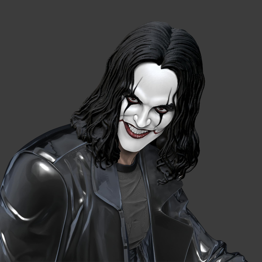 1524 The Crow - Eric Draven - STL 3D Print Files