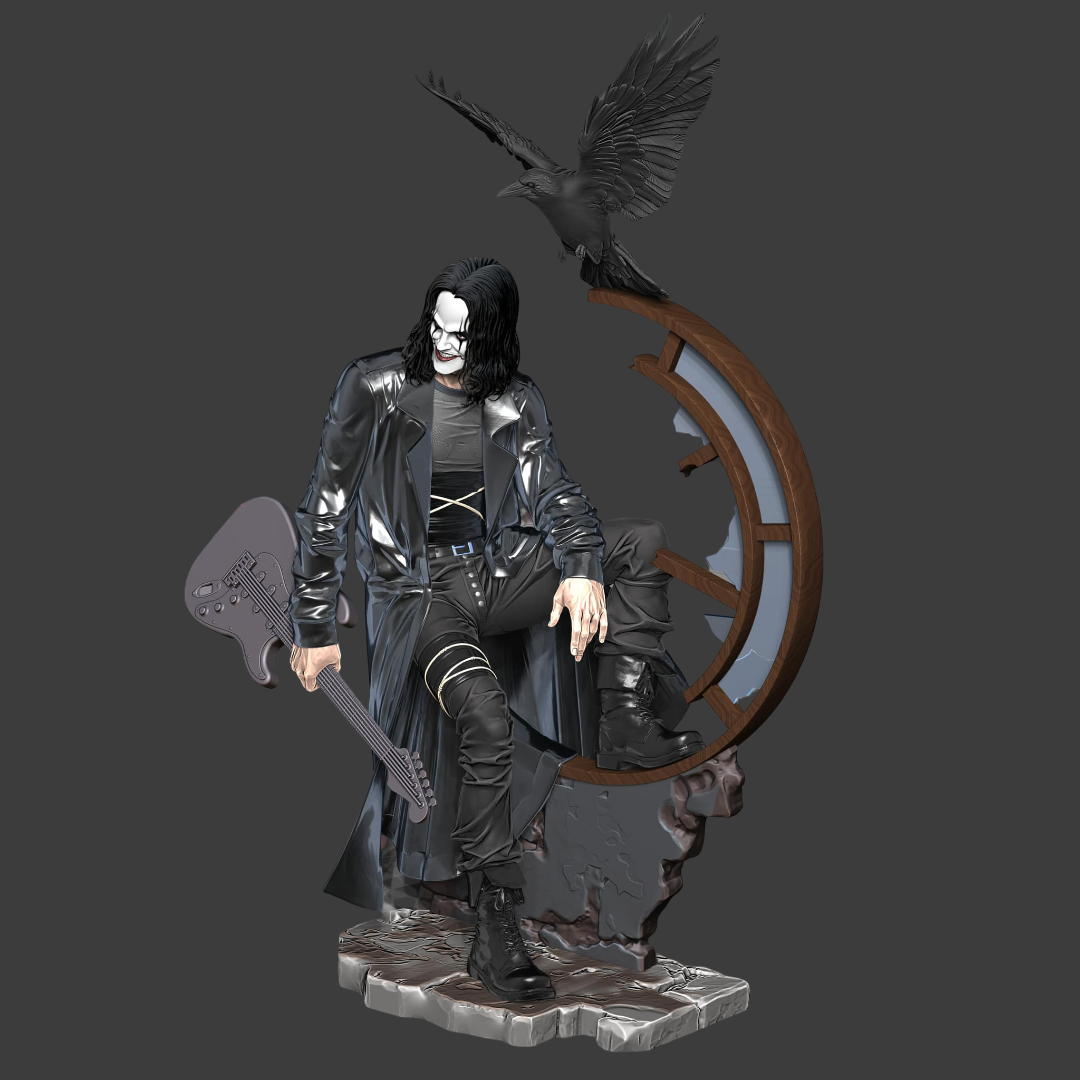 1524 The Crow - Eric Draven - STL 3D Print Files