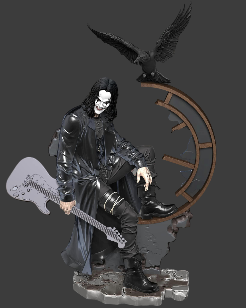 1524 The Crow - Eric Draven - STL 3D Print Files