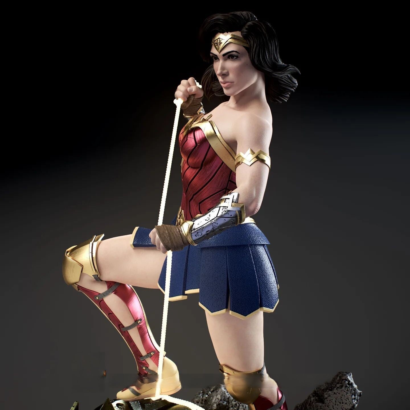 1645 Wonder Woman - DC Comics - STL 3D Print Files 2