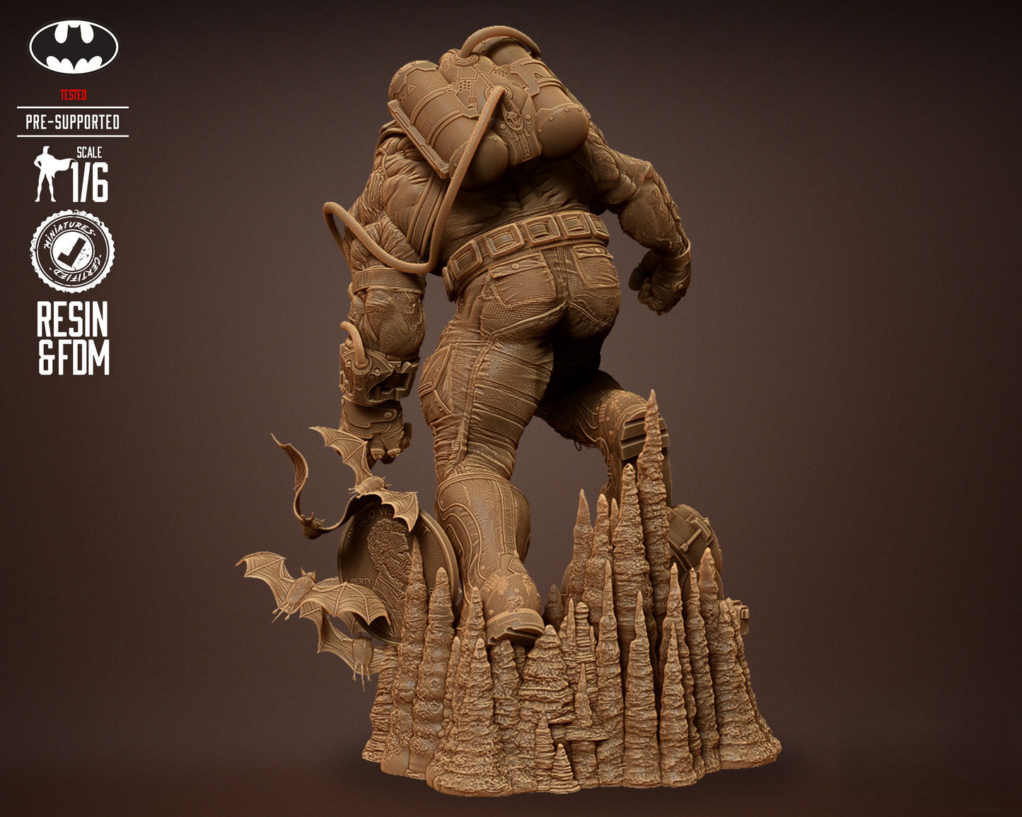 Mcfarlane Bane - Dc Multiverse - STL 3D Print Files