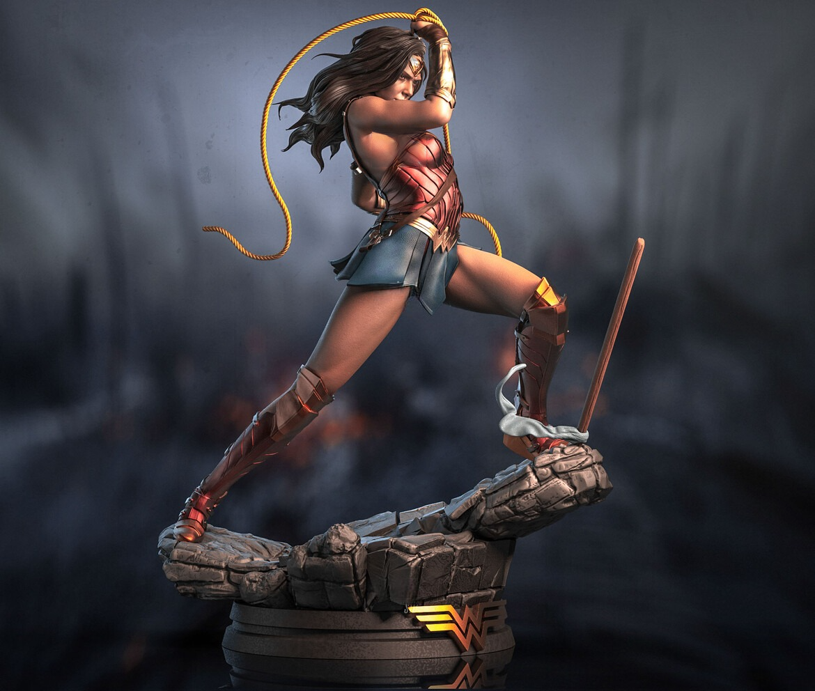 1795 Wonder Woman - DC Comics - STL 3D Print Files