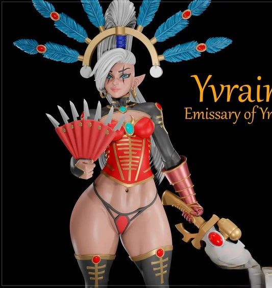 1860 Yvraine NSFW - Warhammer 40k - STL 3D Print Files