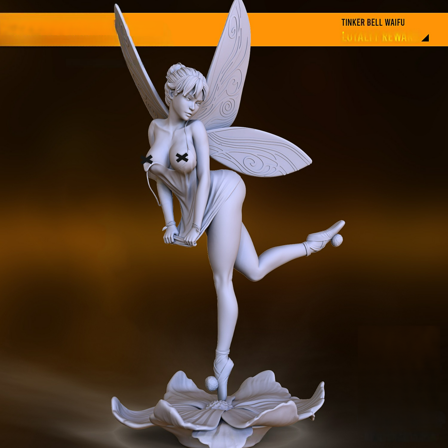 1908 Tinker Bell NSFW - Peter Pan - STL 3D Print Files