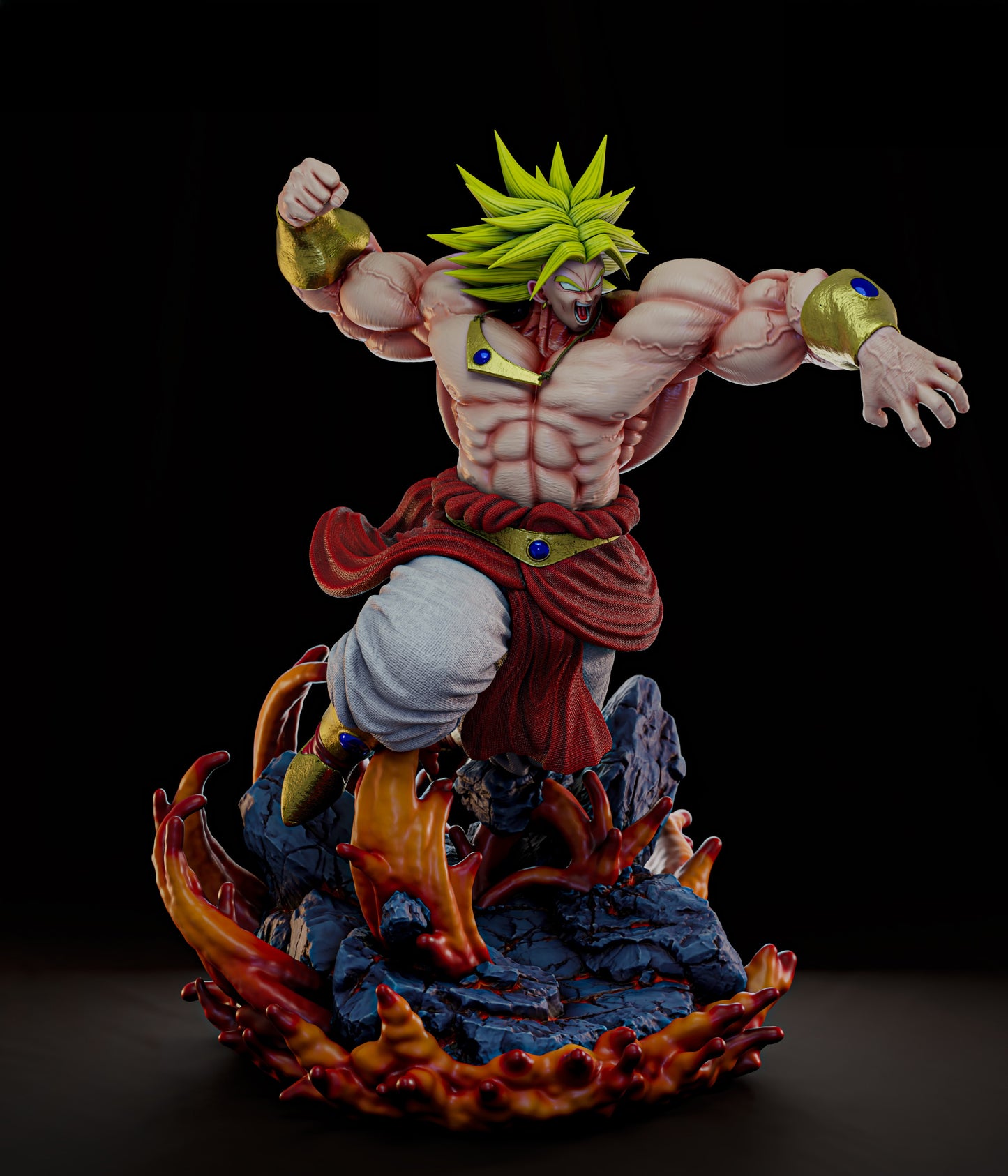 1949 Broly - Dragon Ball - STL 3D Print Files