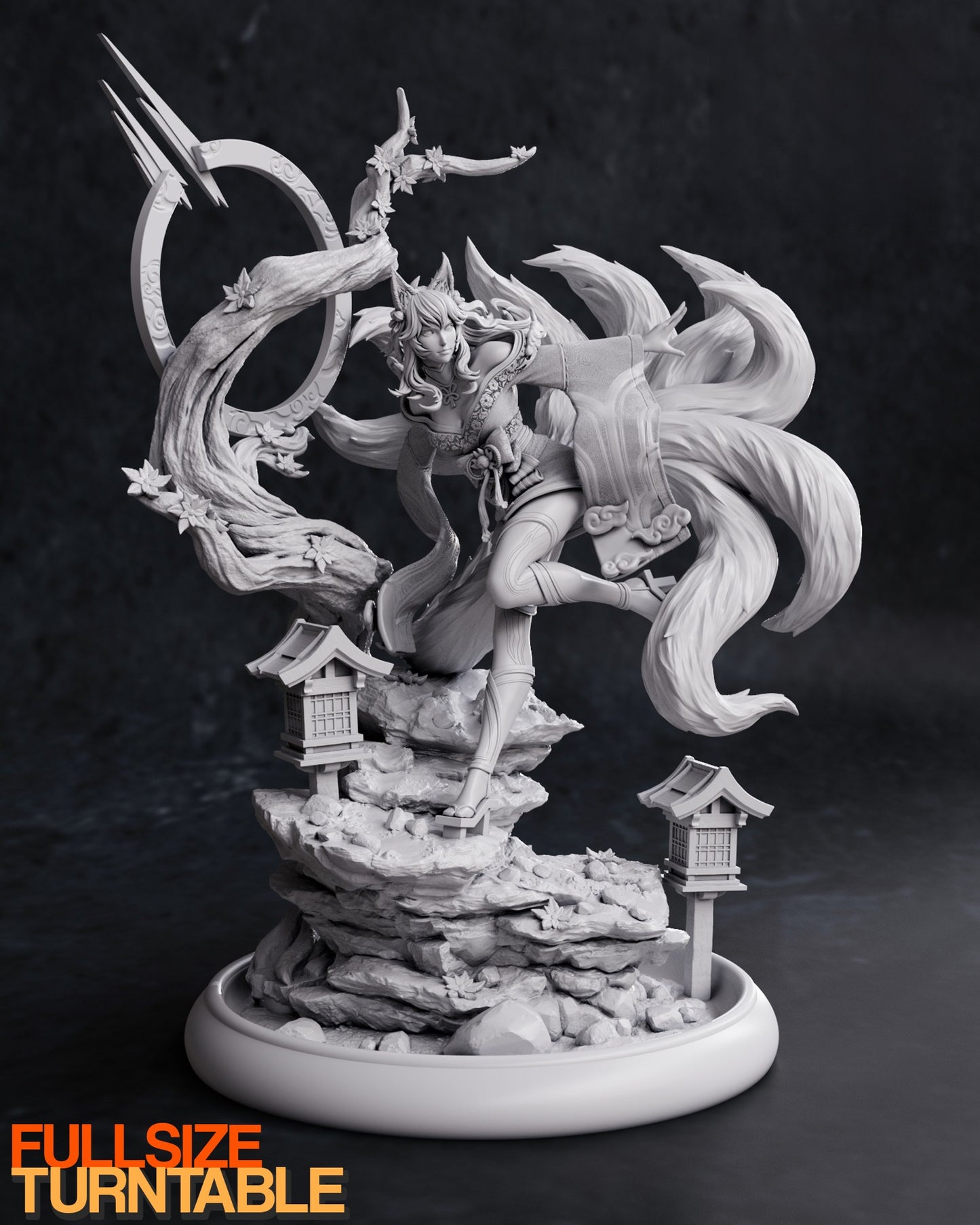 1718 Ahri Spirit Blossom - League of Legends - STL 3D Print Files