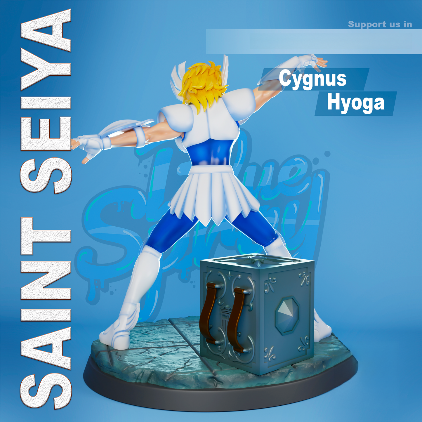 1803 Cygnus Hyoga - Saint Seiya - STL 3D Print Files