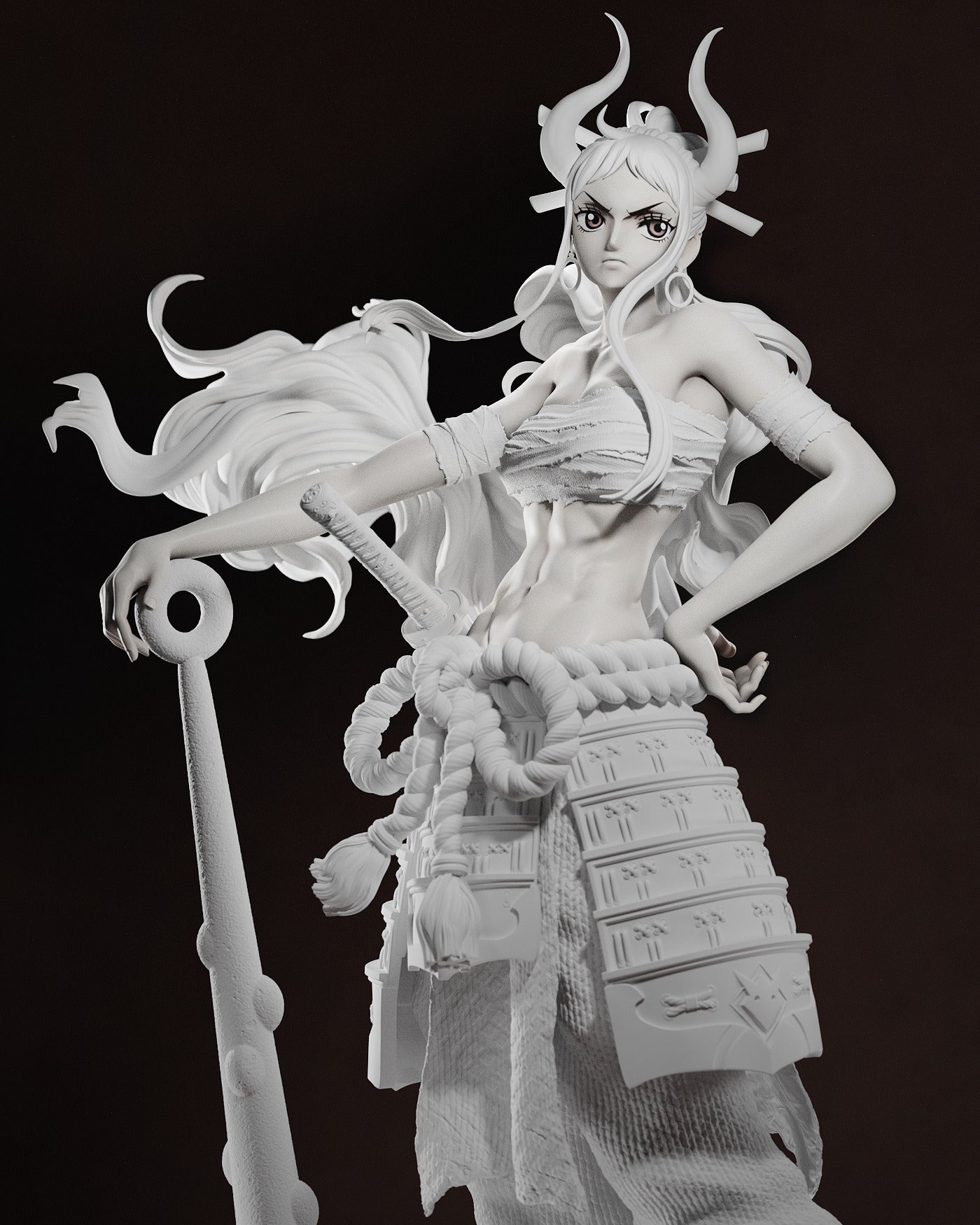 Yamato Samurai - One Piece - STL 3D Print Files