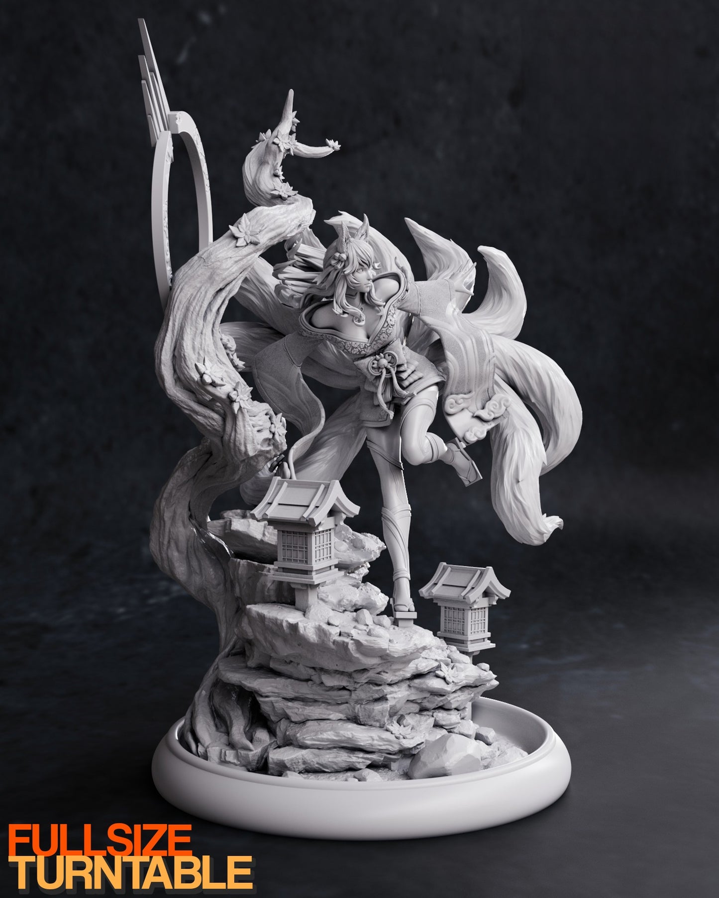 1718 Ahri Spirit Blossom - League of Legends - STL 3D Print Files