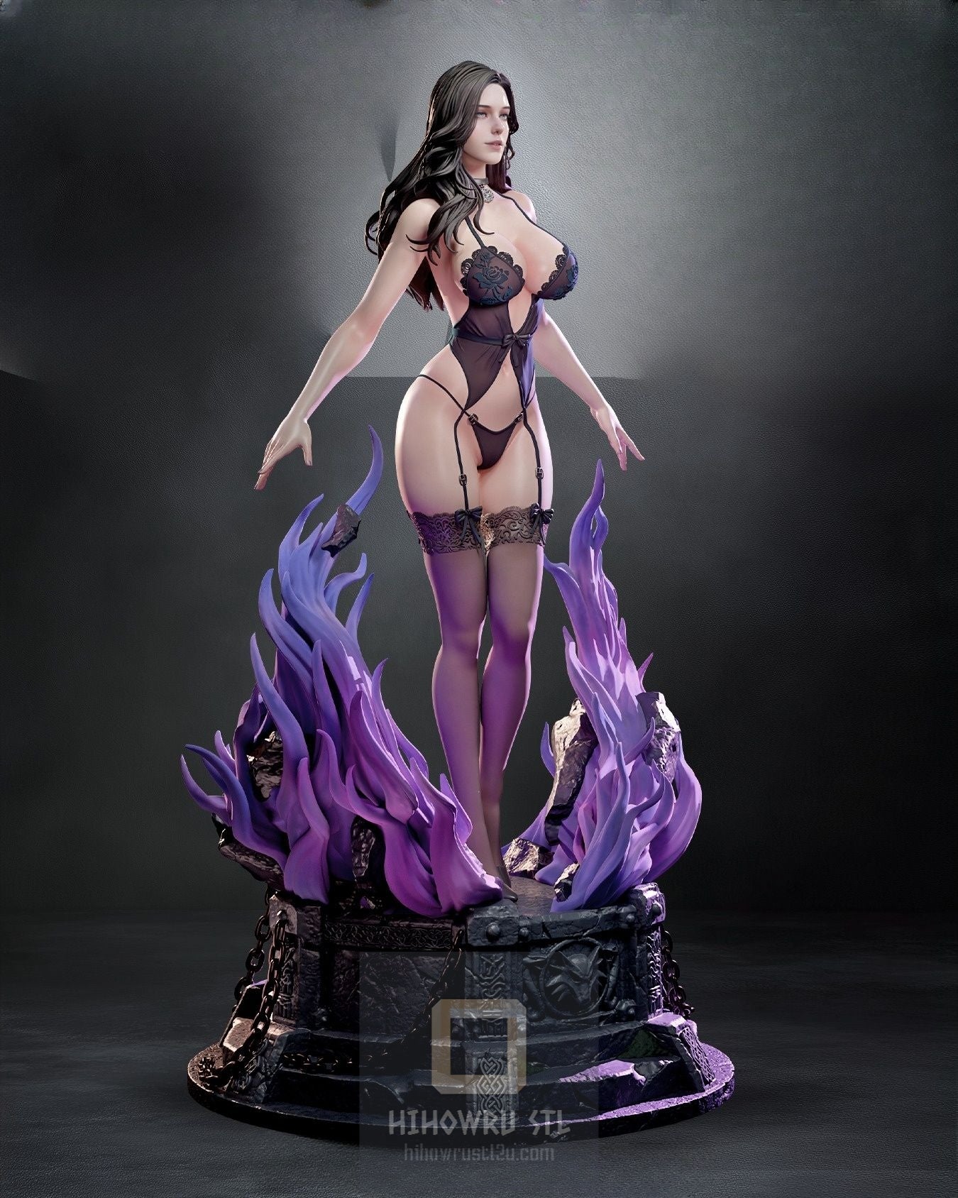 4503 Yennefer of Vengerberg NSFW - The Witcher - STL 3D Print Files