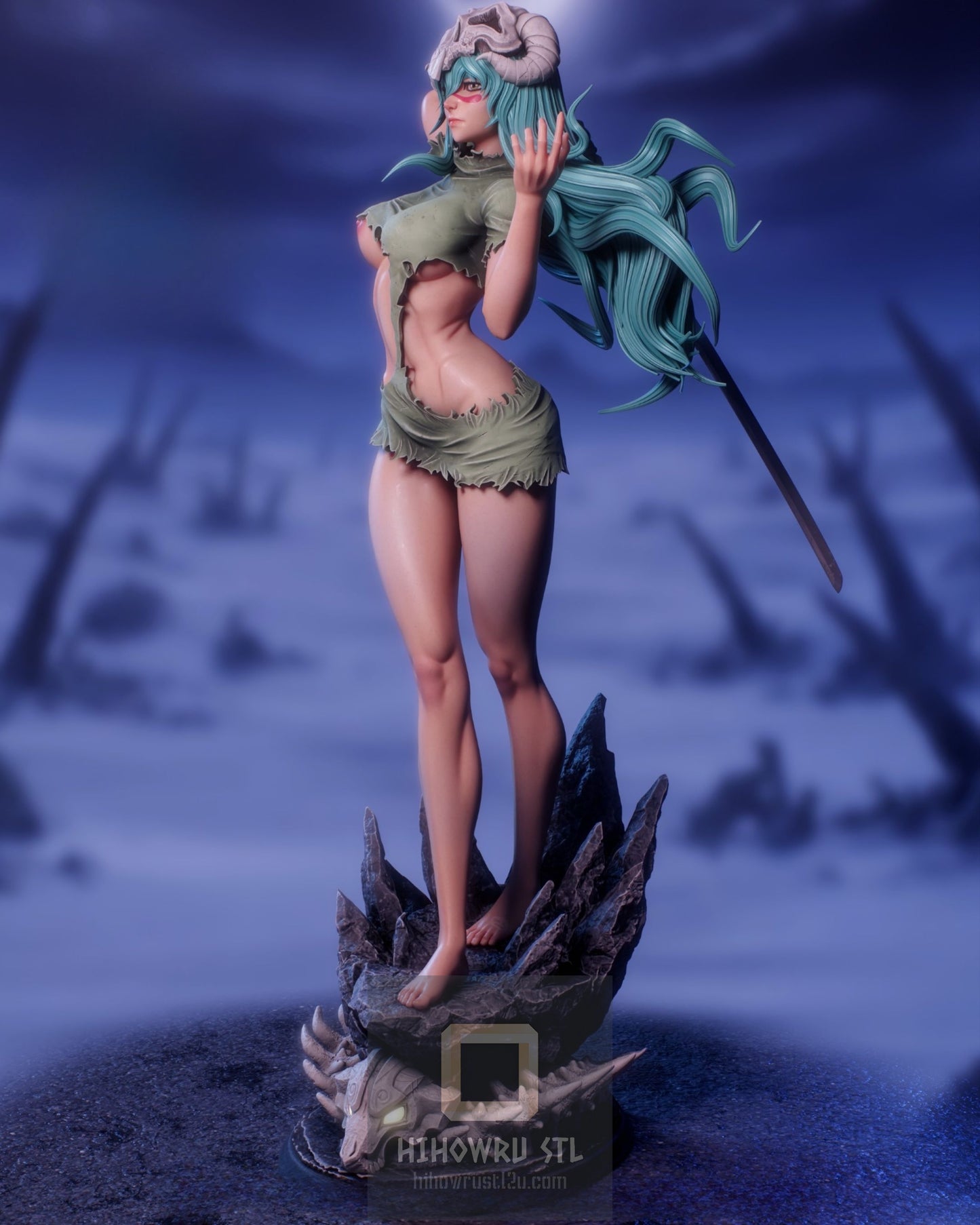 4579 Nelliel Tu NSFW - Bleach - STL 3D Print Files