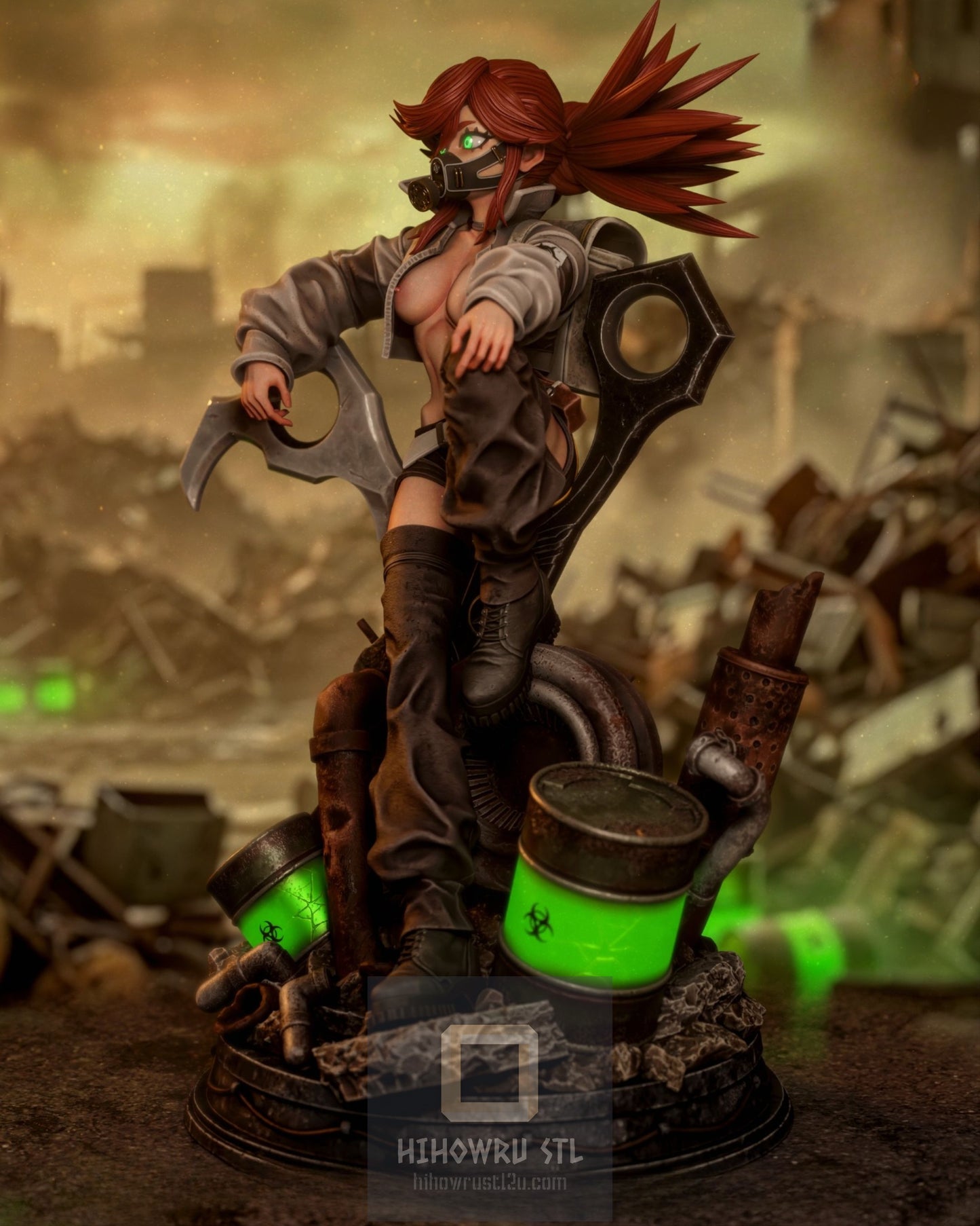 4814 Riyo Reaper NSFW - Gachiakuta - STL 3D Print Files