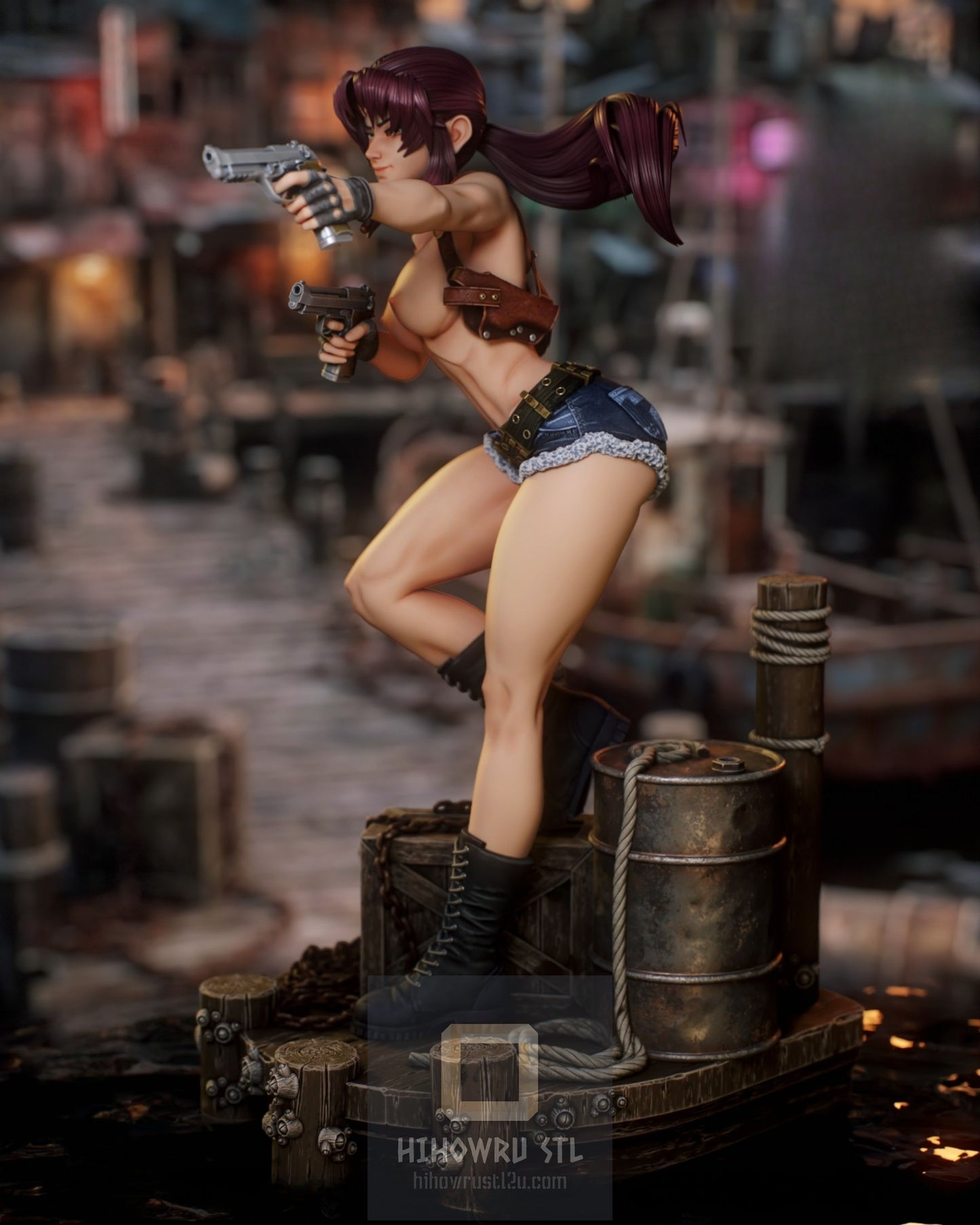 4868 Revy NSFW - Black Lagoon - STL 3D Print Files