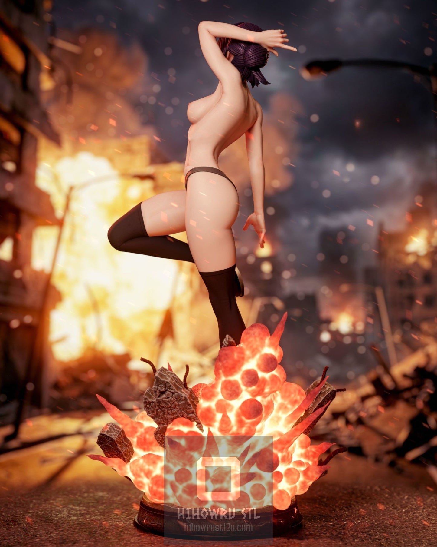 4893 Reze NSFW - Chainsaw Man - STL 3D Print Files