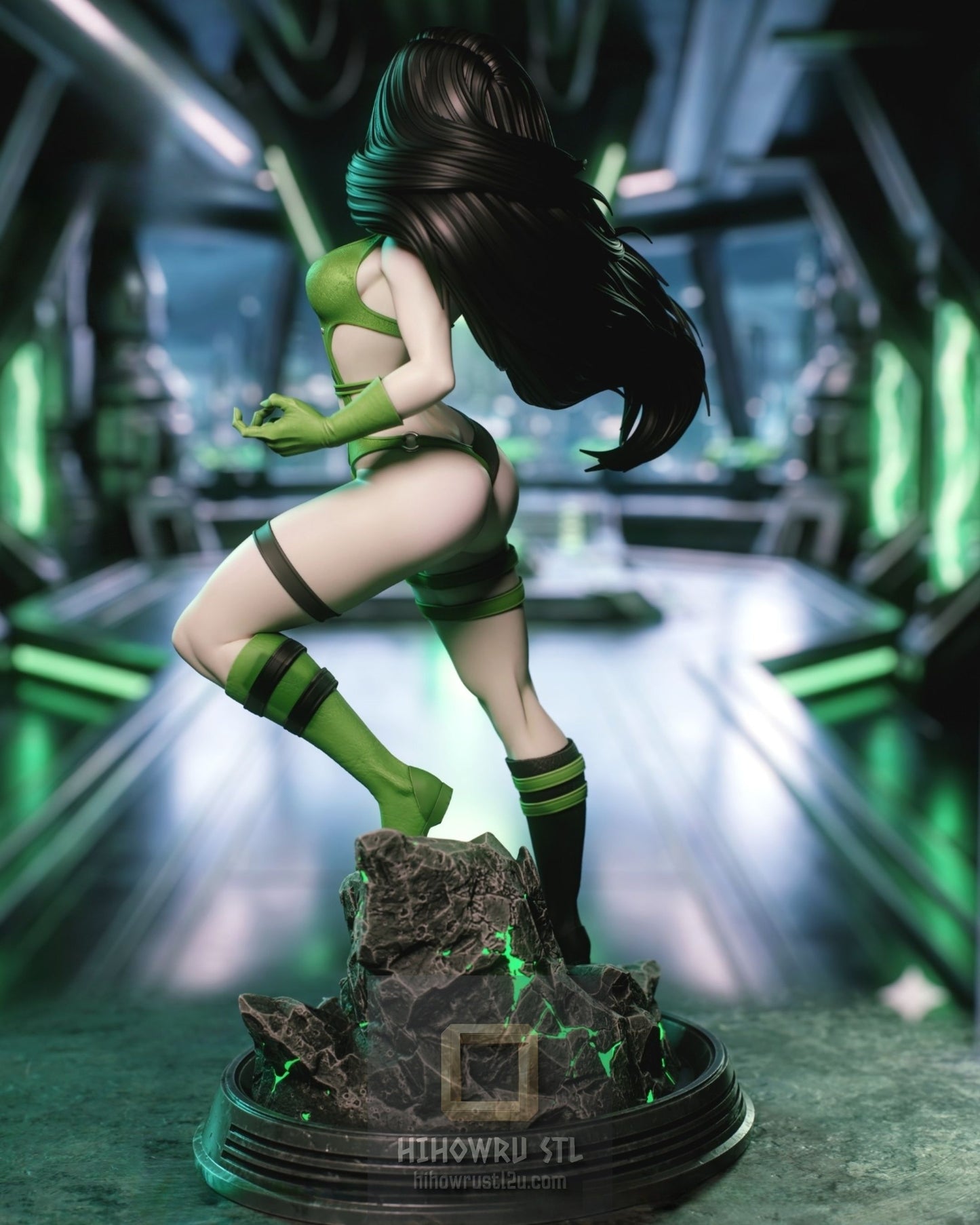 4916 Shego - Kim Possible - STL 3D Print Files