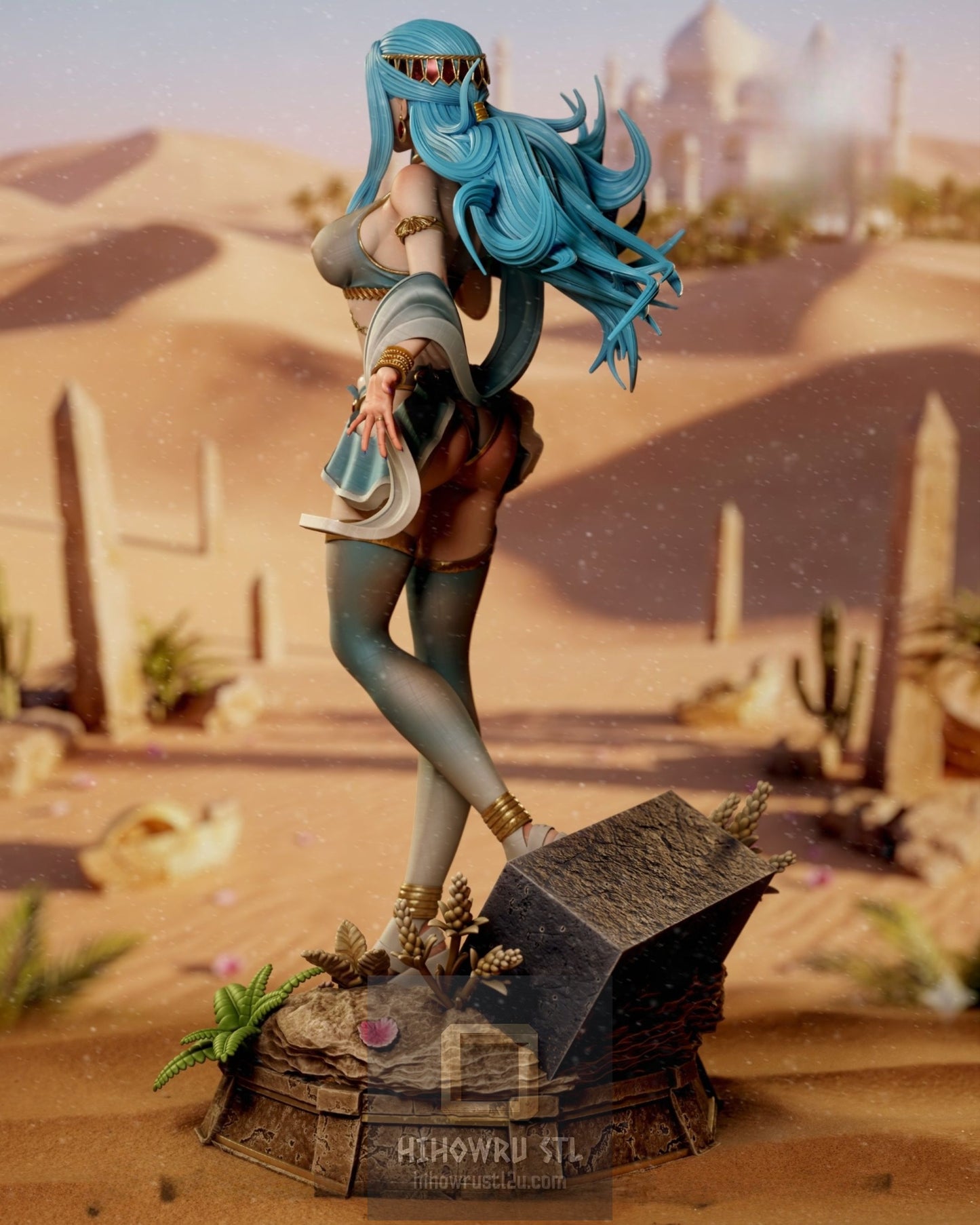 4998 Nefertari Vivi - One Piece - STL 3D Print Files