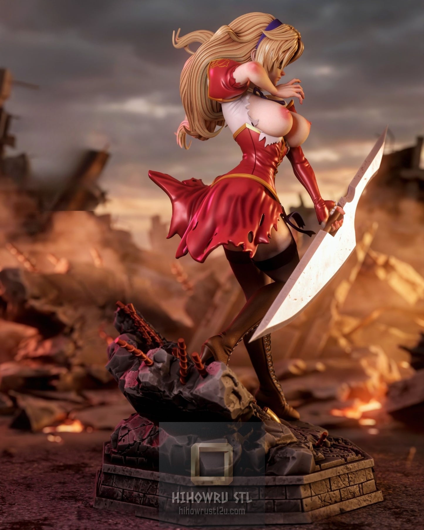 5223 Satellizer L. Bridget NSFW - Freezing - STL 3D Print Files