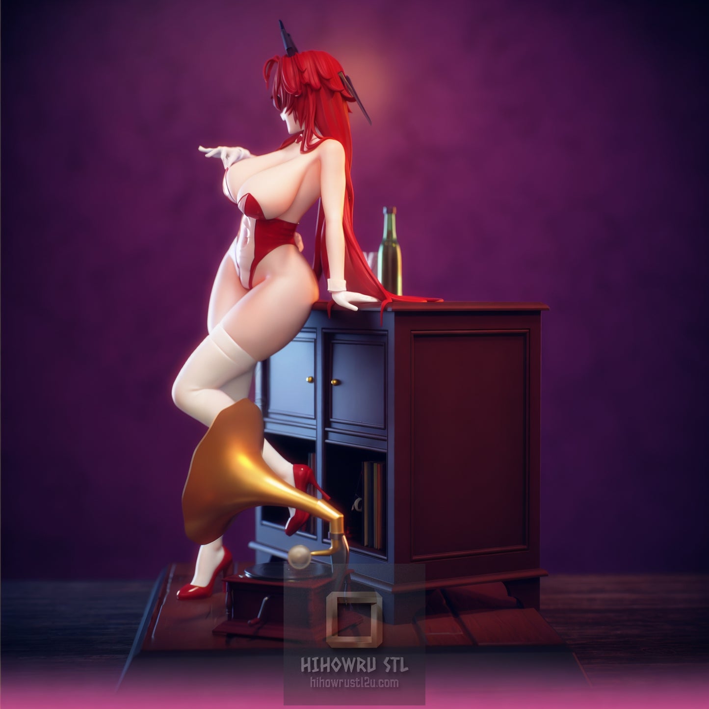 5000 Bunny Red Hood NSFW - Nikke Goddess of Victory - STL 3D Print Files