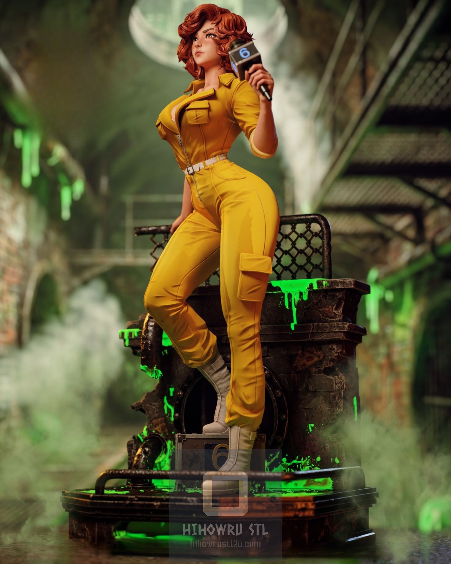 4782 April O'Neil NSFW - TMNT - STL 3D Print Files