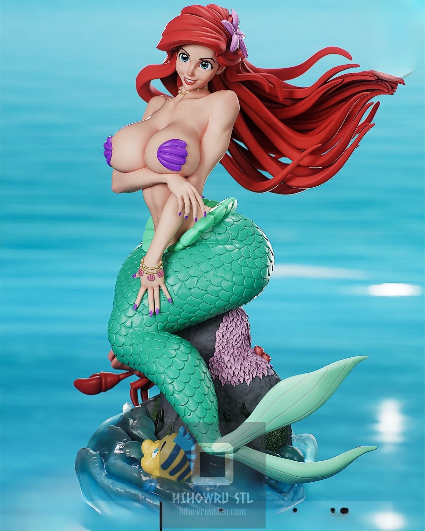 4486 Ariel NSFW - Mermaid Princess - STL 3D Print Files