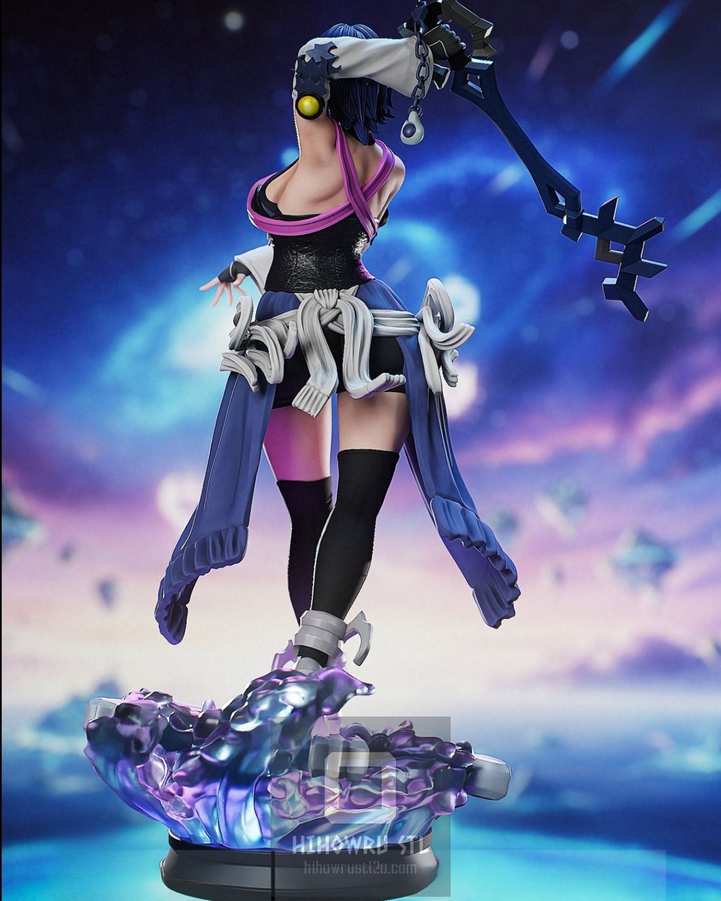 4888 Aqua NSFW - Kingdom Hearts - STL 3D Print Files