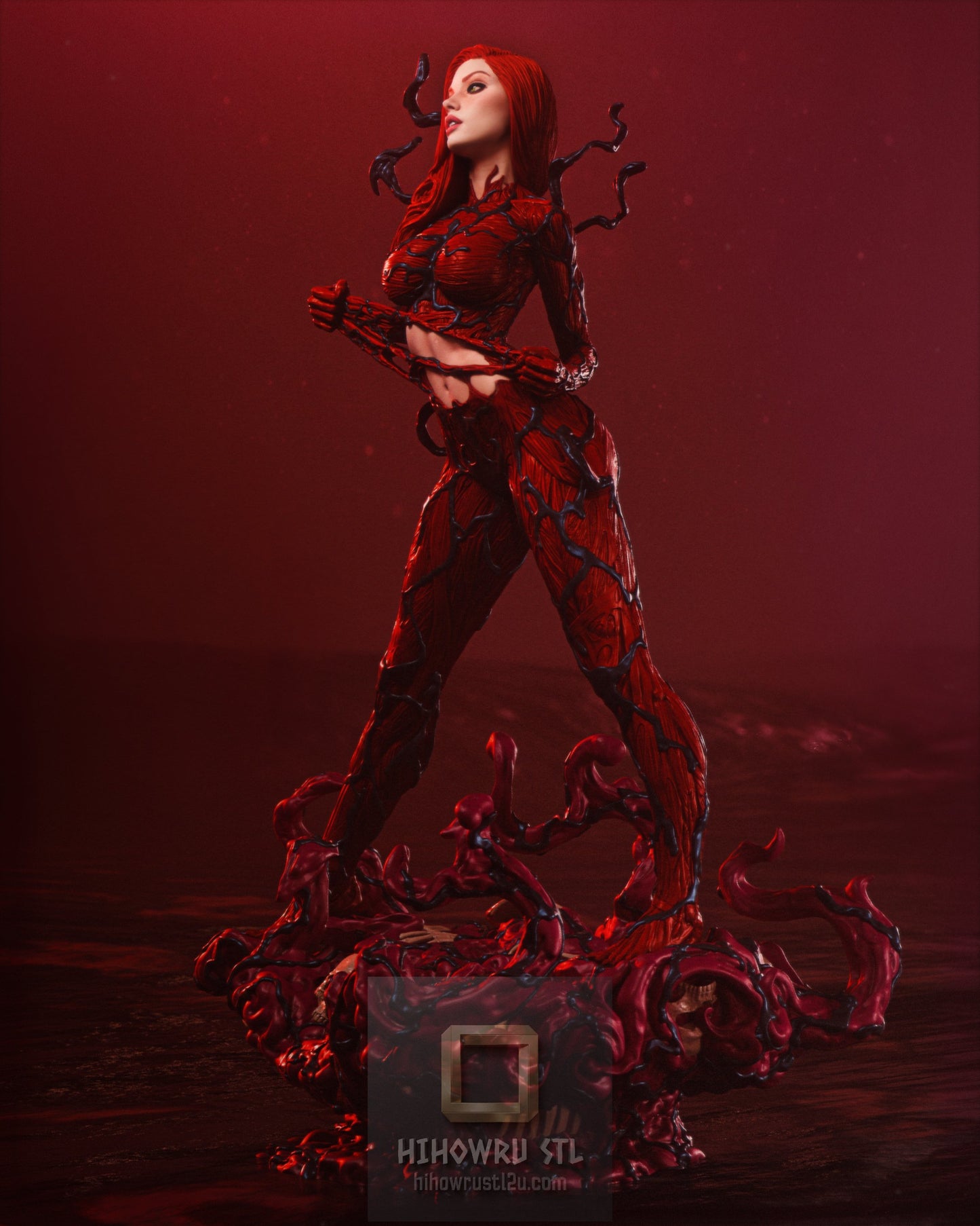 5032 Venomized Mary Jane - Marvel Comics - STL 3D Print Files