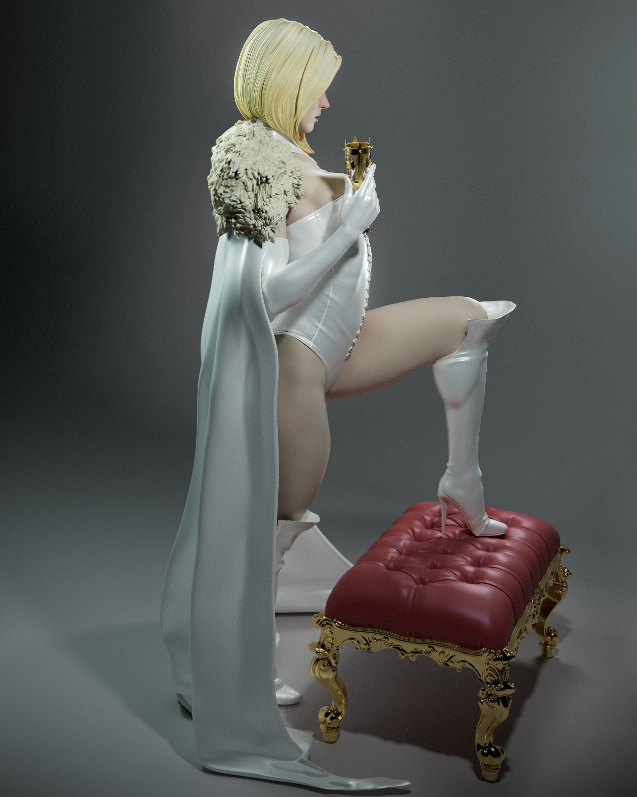 2424 Emma Frost - X-men - STL - 3d Print Files