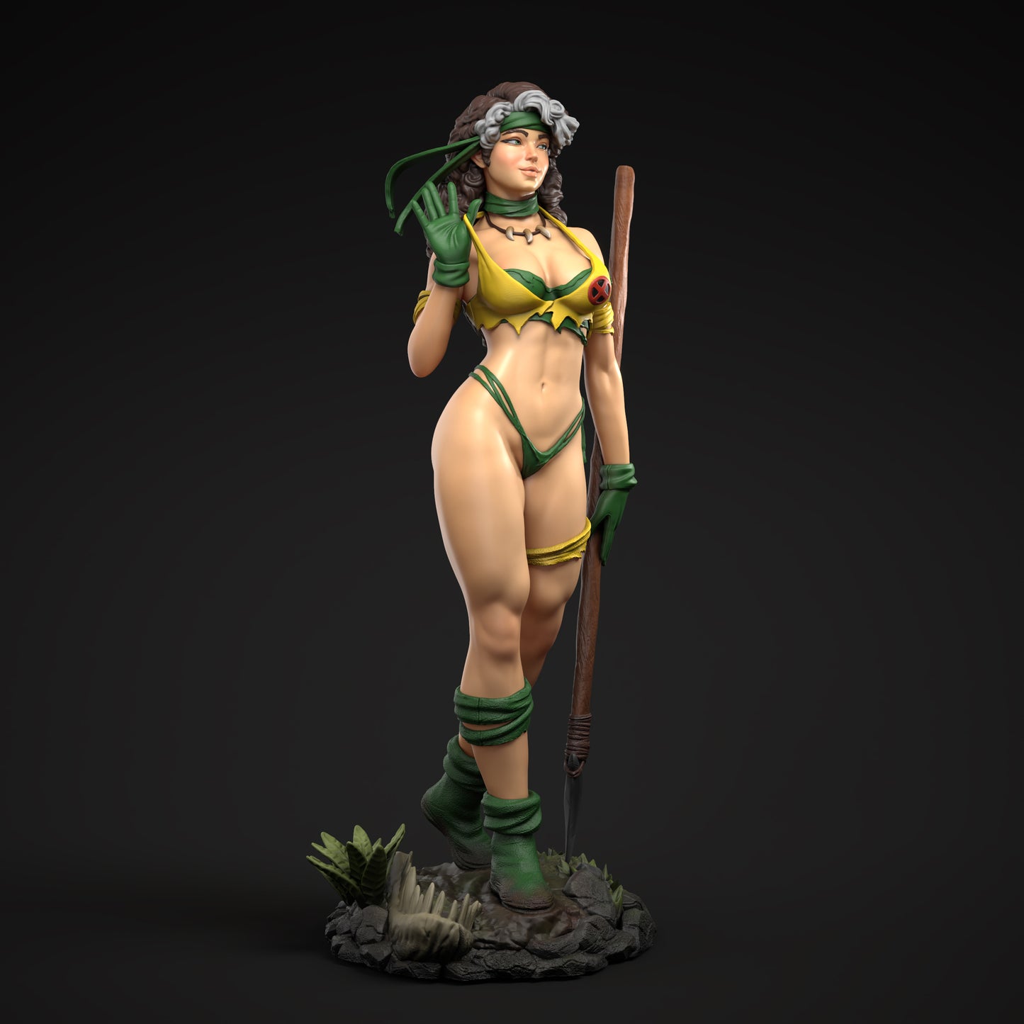 3825 Rogue - Savage Lands - X-men - STL 3D Print Files