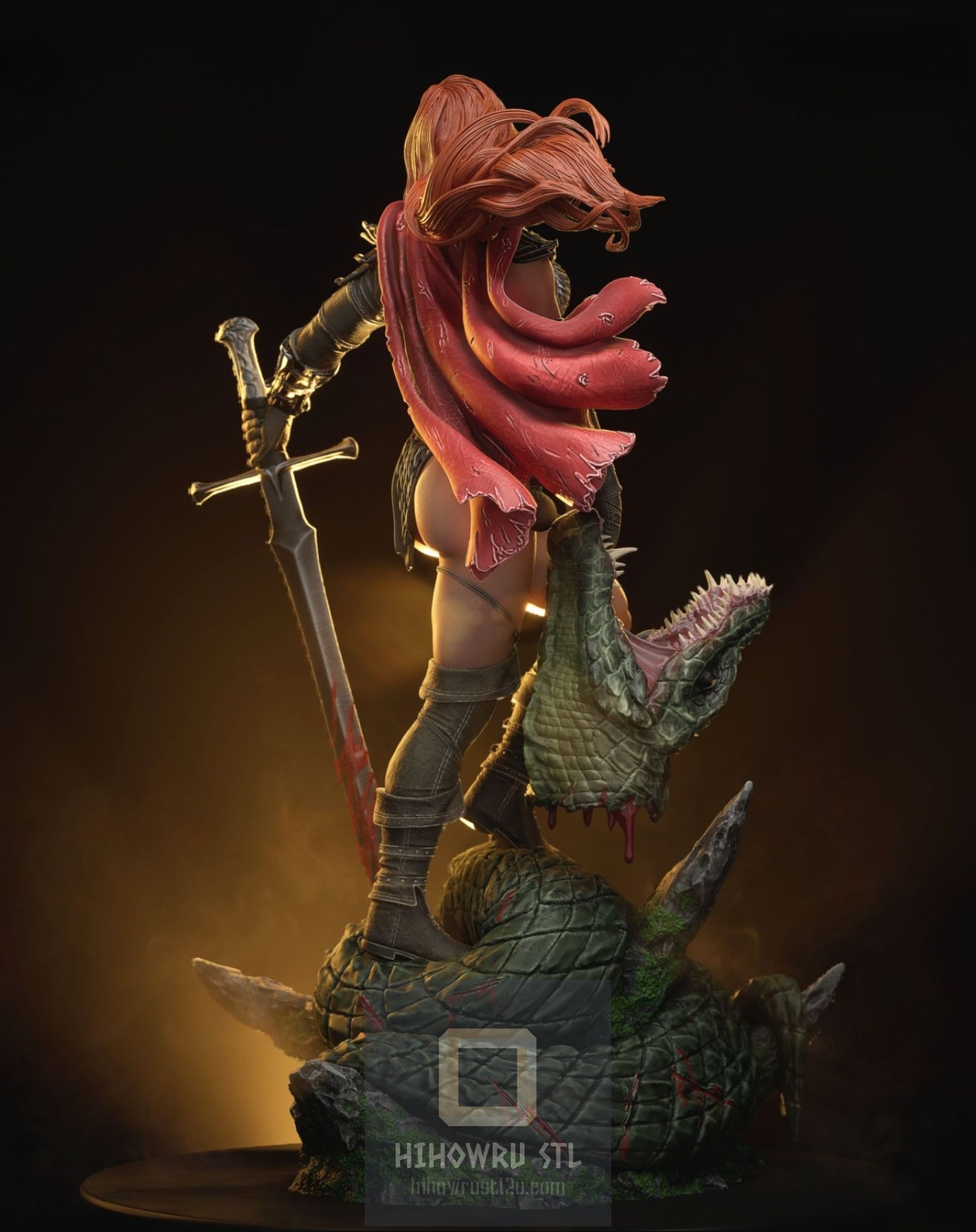 4391 Red Sonja - Marvel Comics - STL 3D Print Files