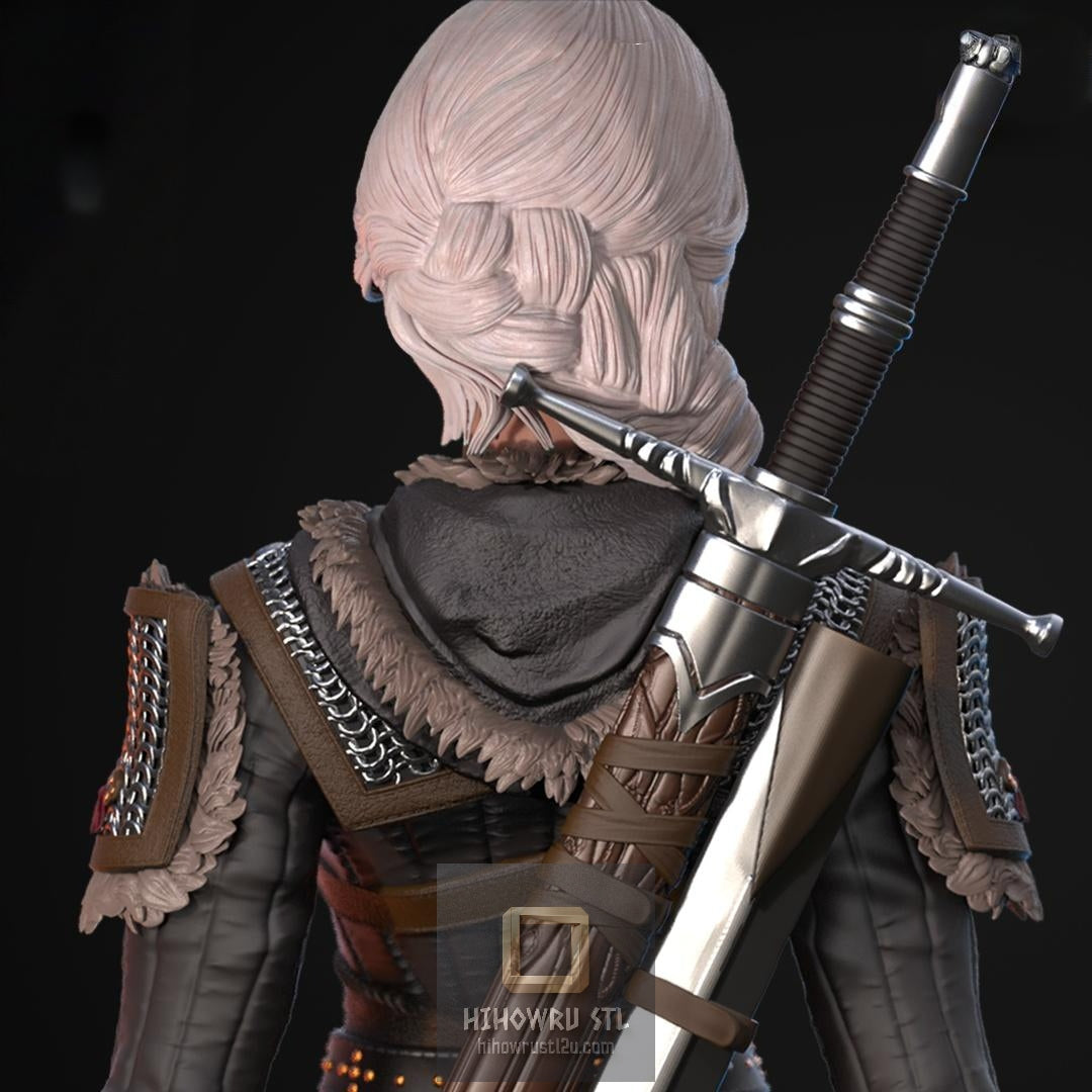 5603 Ciri - The Witcher 4 - STL 3D Print Files