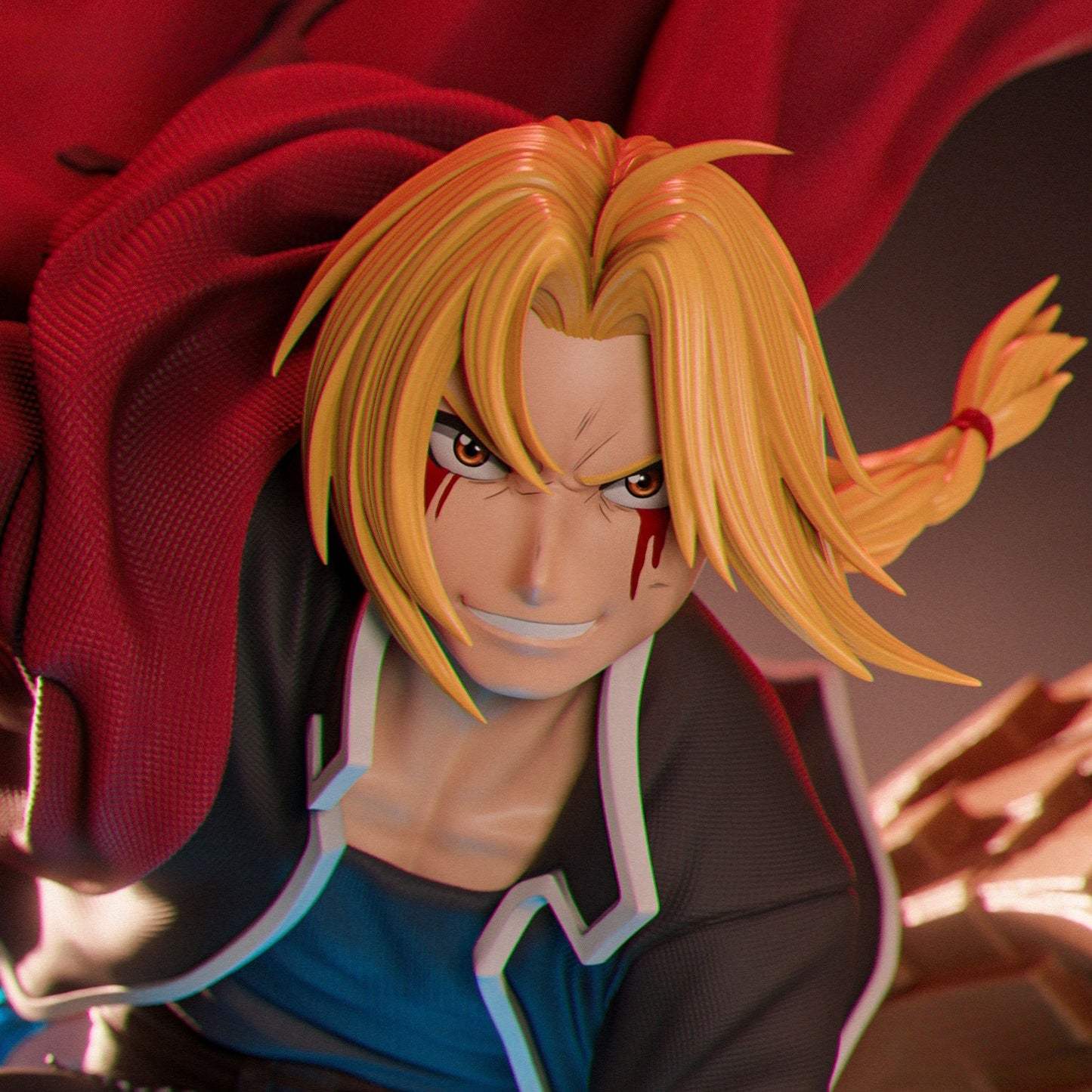 3154 Edward Elric - Fullmetal Alchemist - STL 3D Print Files