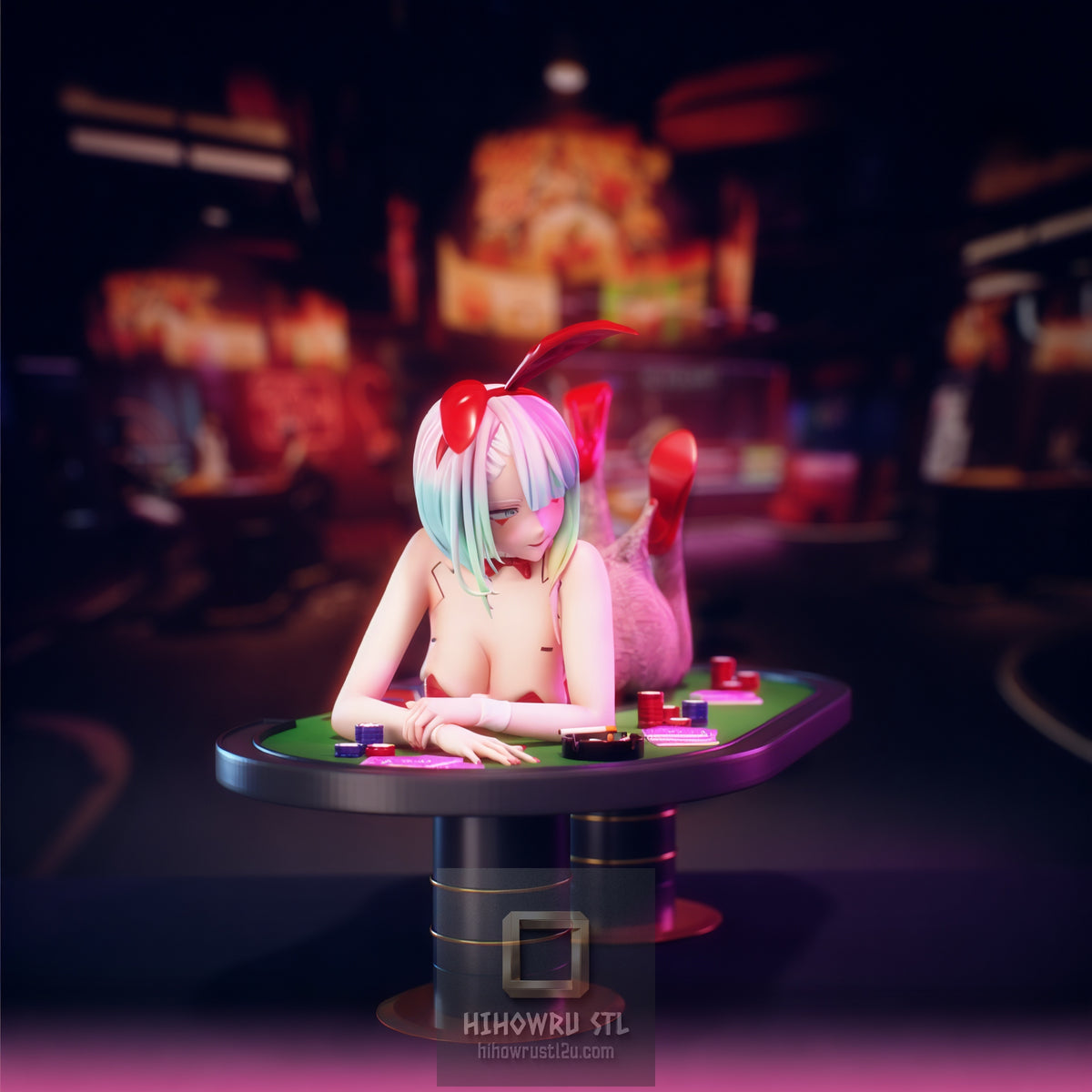 5557 Rebecca AND Lucy - Cyberpunk Edgerunners - STL 3D Print Files